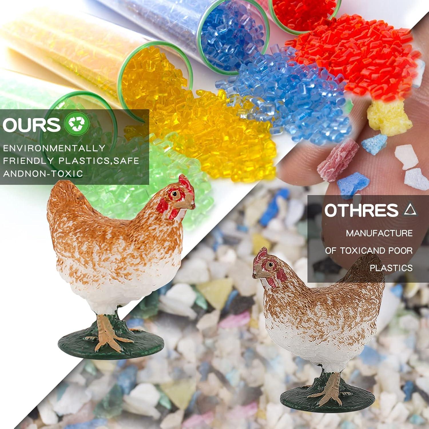 Ciclo de Vida de Gallina LC JoyCre 4 Figuras Educativas