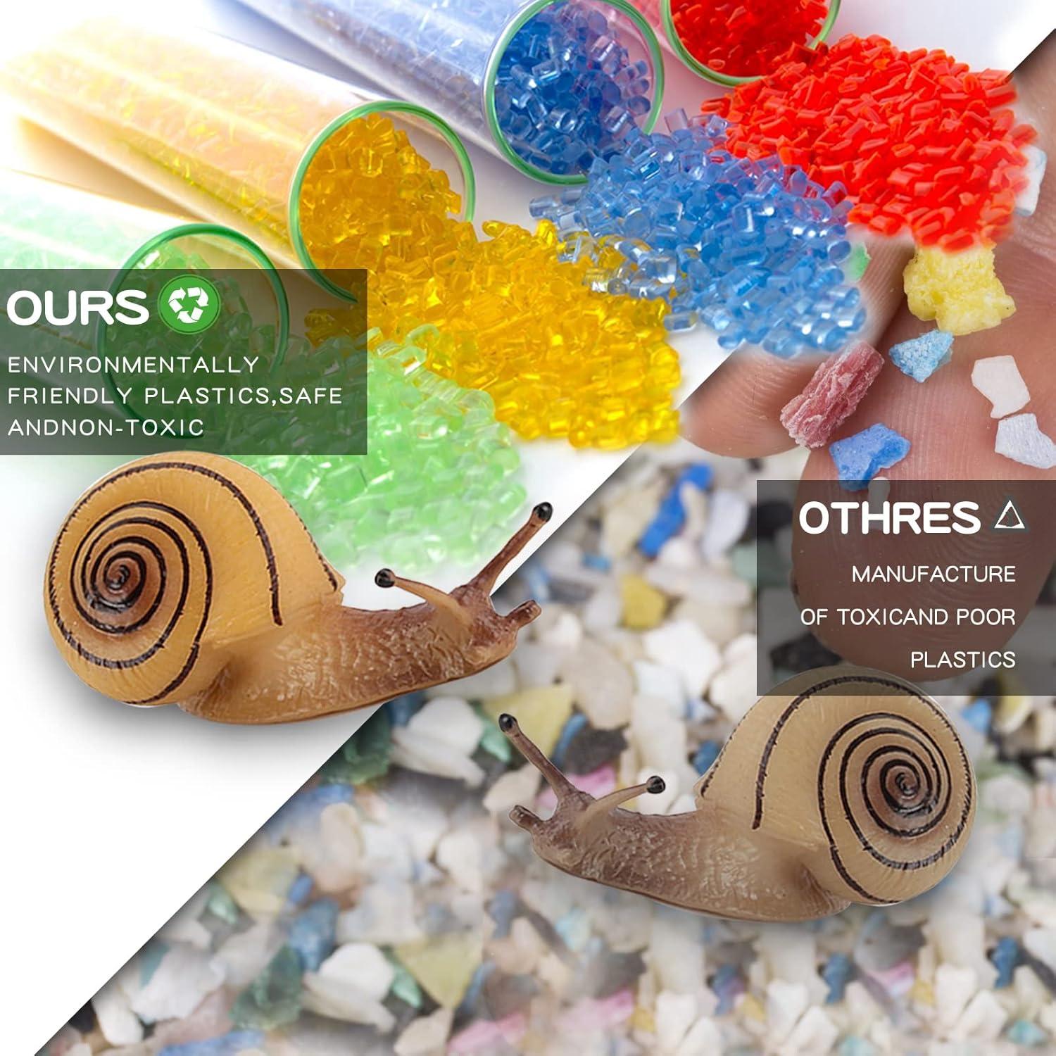 Ciclo de Vida de Caracol LC JoyCre 4 Figuras Educativas