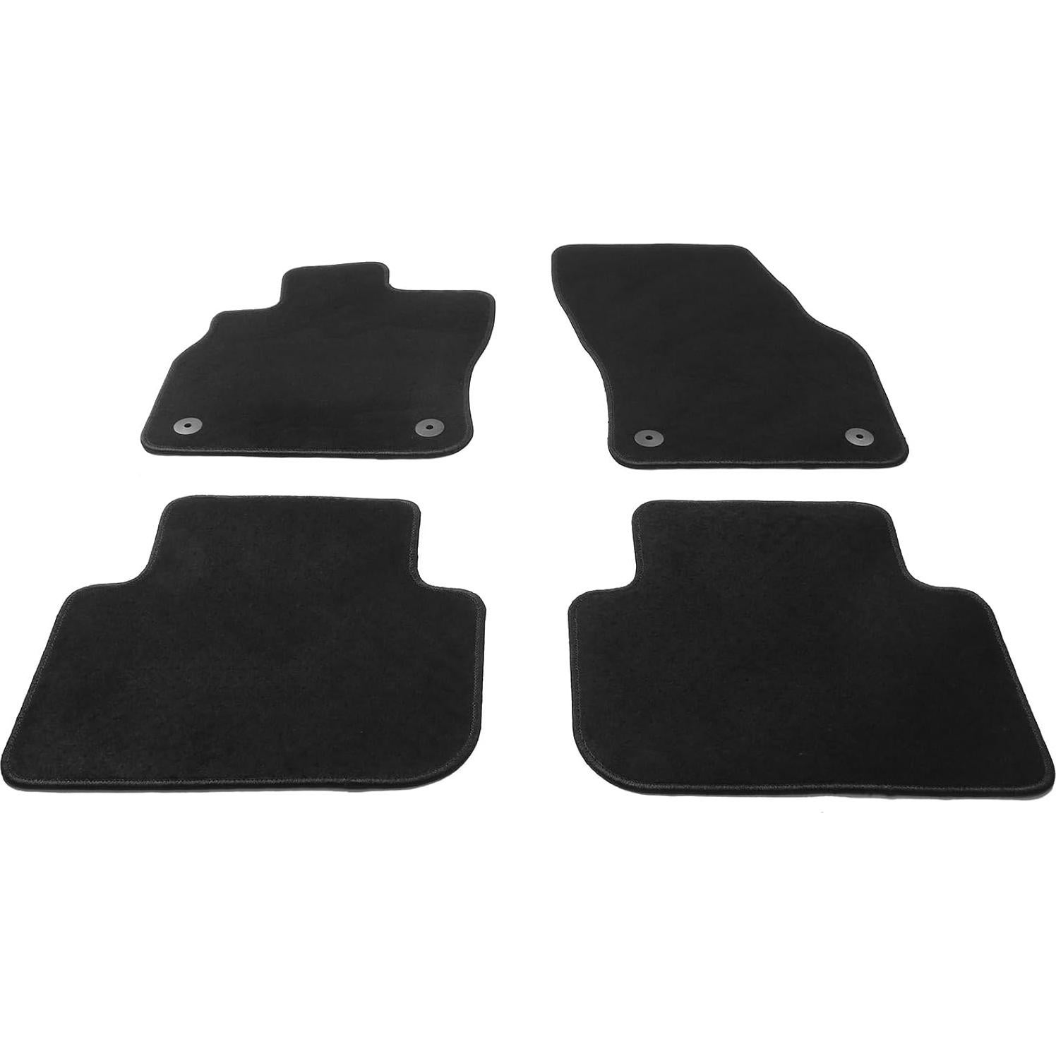 Alfombrillas de Nylon Negro IKON MOTORSPORTS para Audi Q3 2019-2025