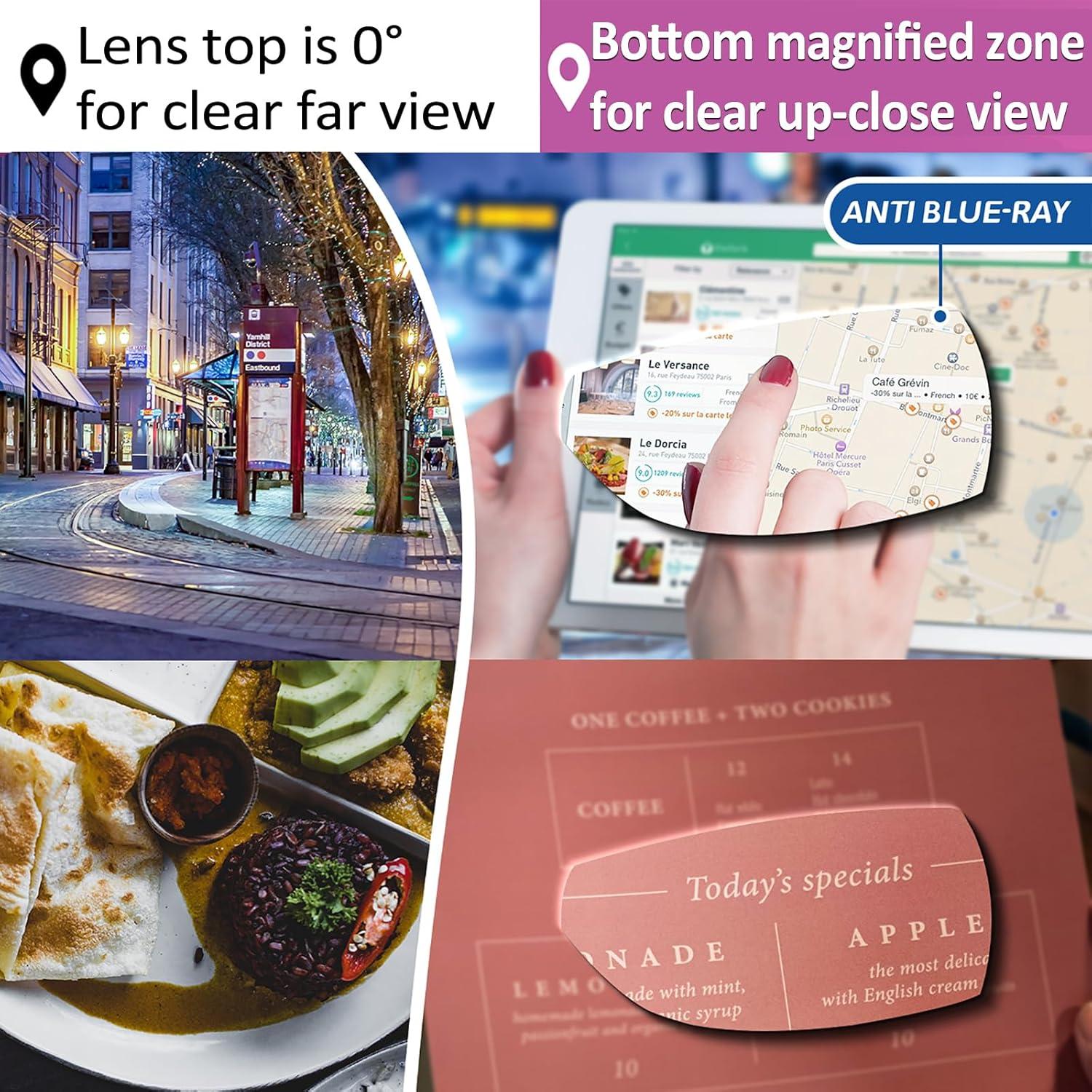 Gafas Bifocales Missfive 2.5x con Bloqueo Luz Azul