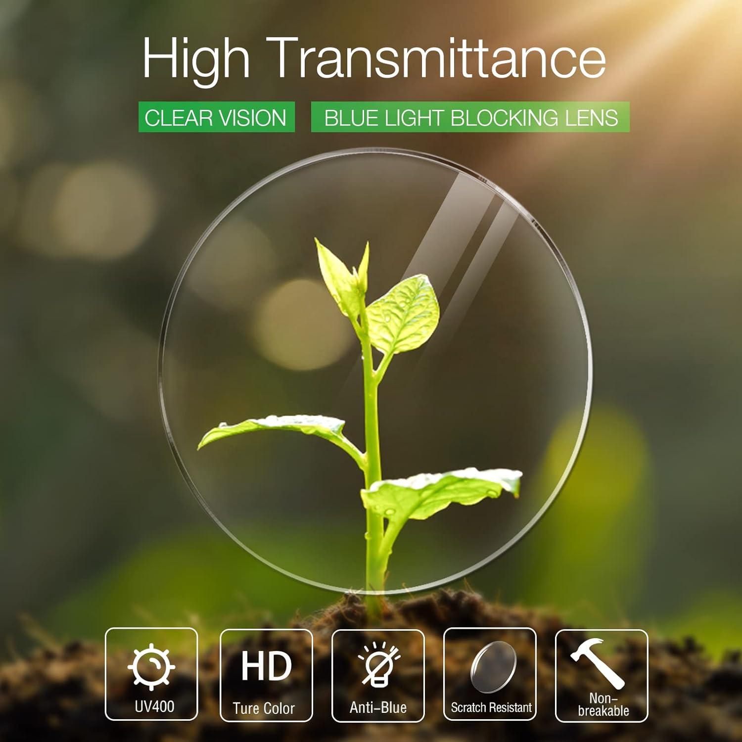 Gafas Bifocales Missfive 2.5x con Bloqueo Luz Azul