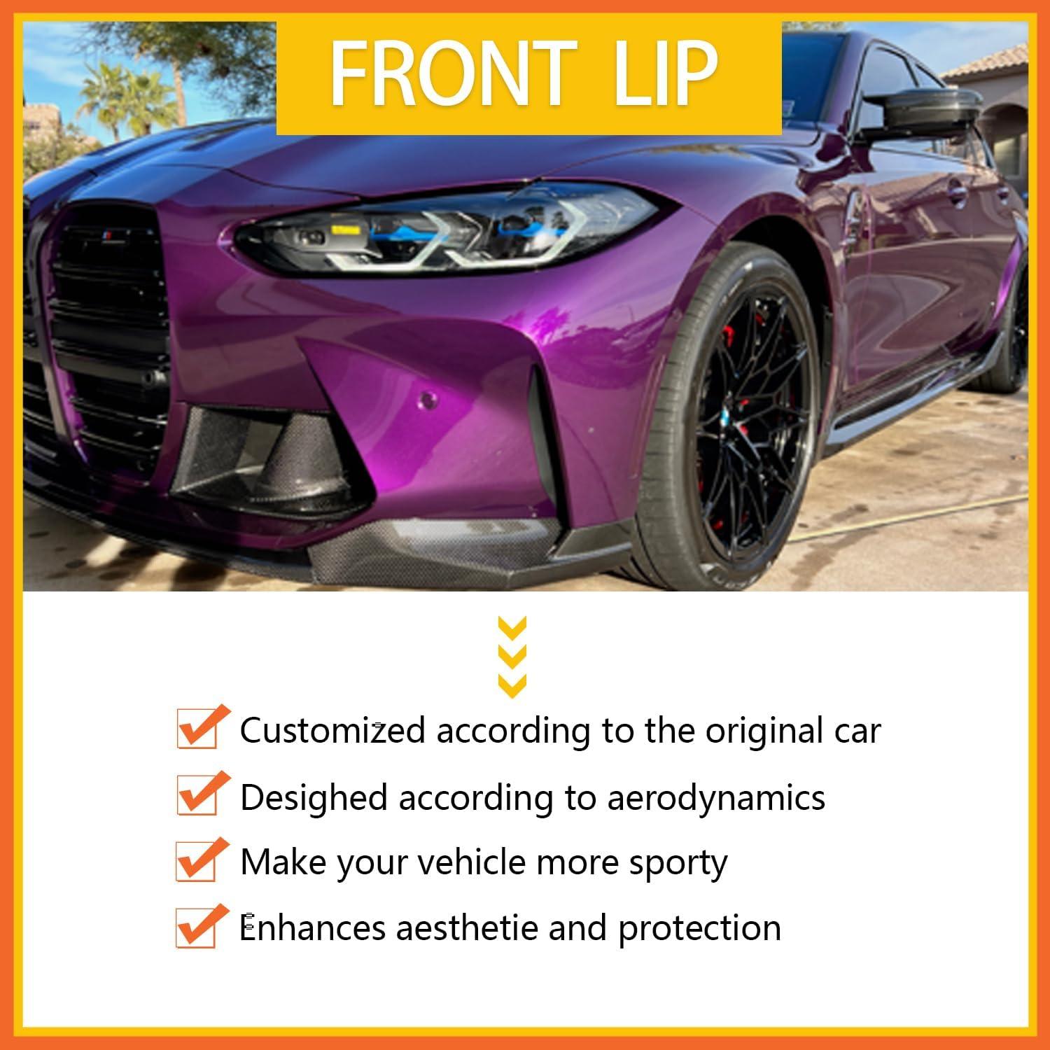 Labio Frontal de Parachoques Carbono PSLG para G80 M3 M4 2021-2024