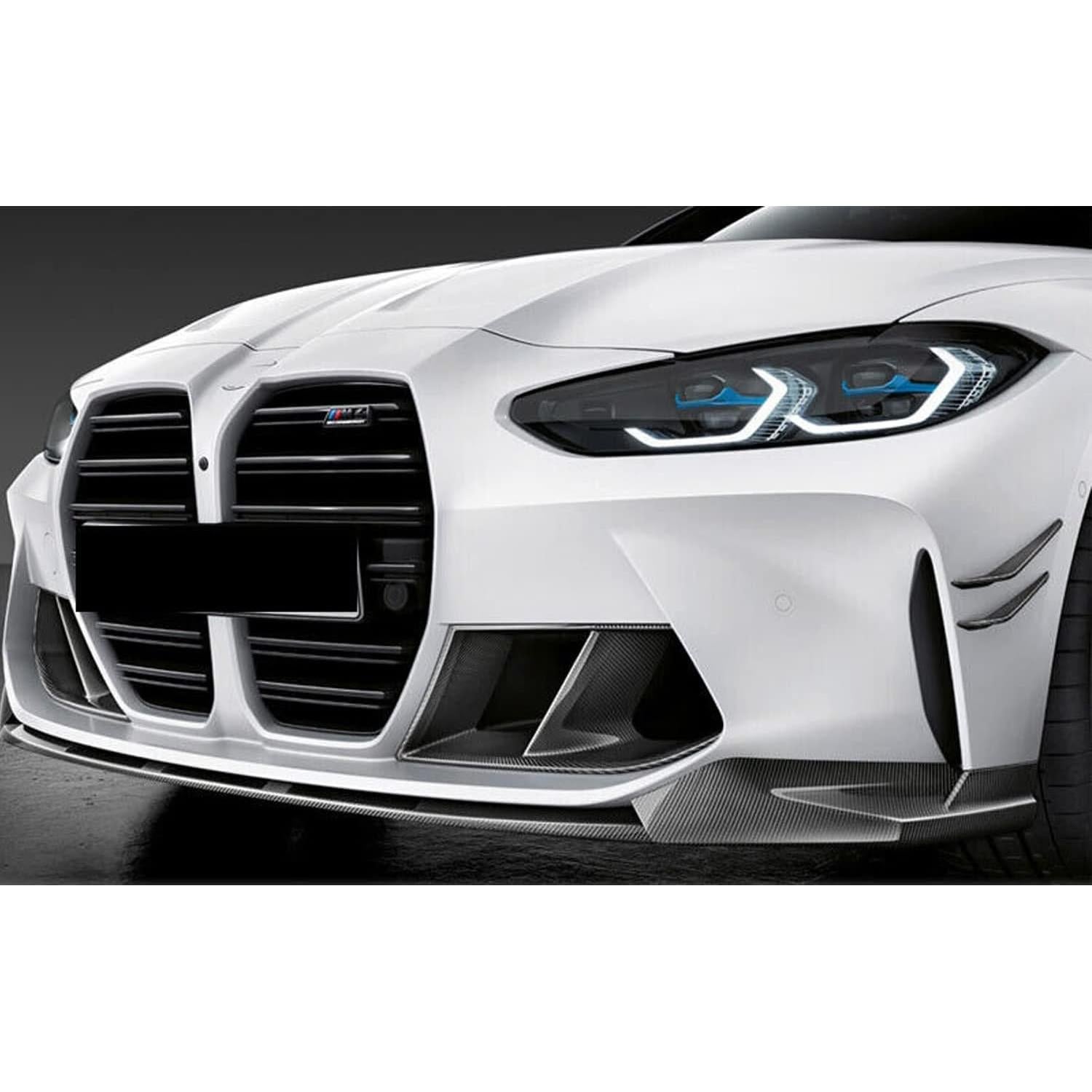 Labio Frontal de Parachoques Carbono PSLG para G80 M3 M4 2021-2024
