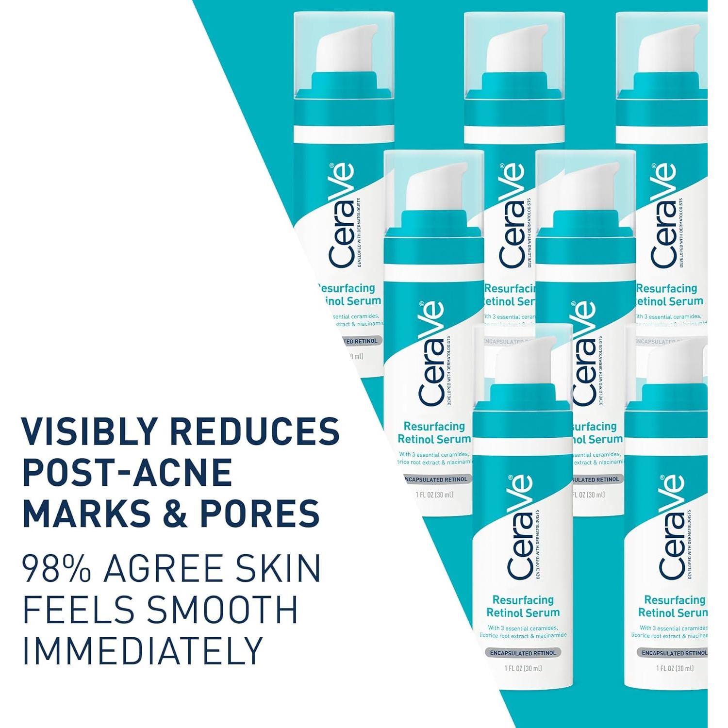 Suero de Retinol CeraVe 30g Iluminador y Minimiza Poros