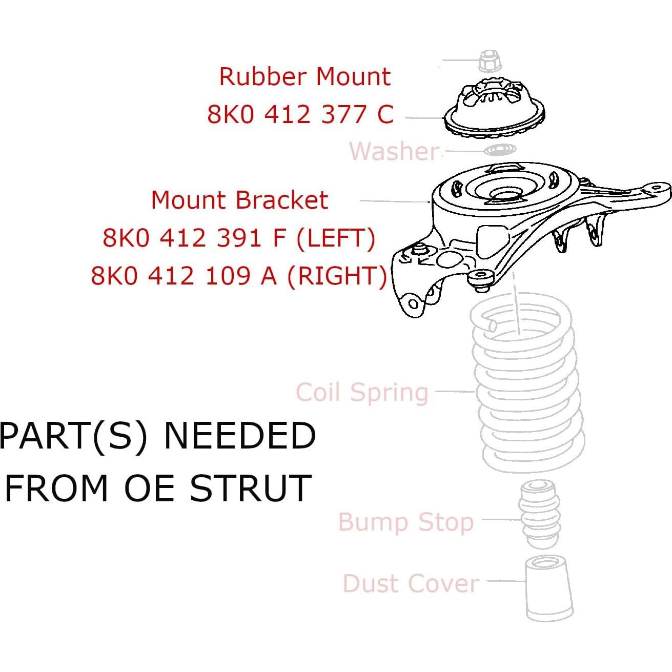 Kit de Suspensión Coilover Rev9 Hyper-Street II para Audi A5 2009-2016
