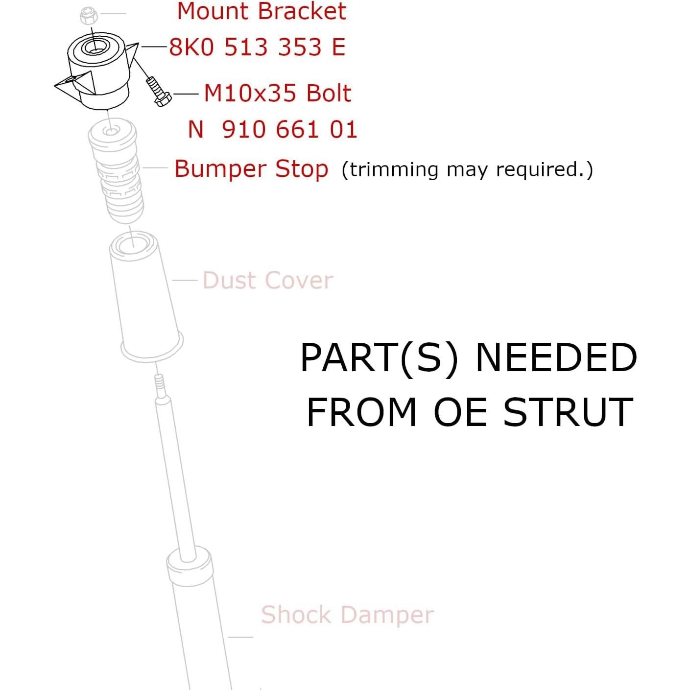 Kit de Suspensión Coilover Rev9 Hyper-Street II para Audi A5 2009-2016