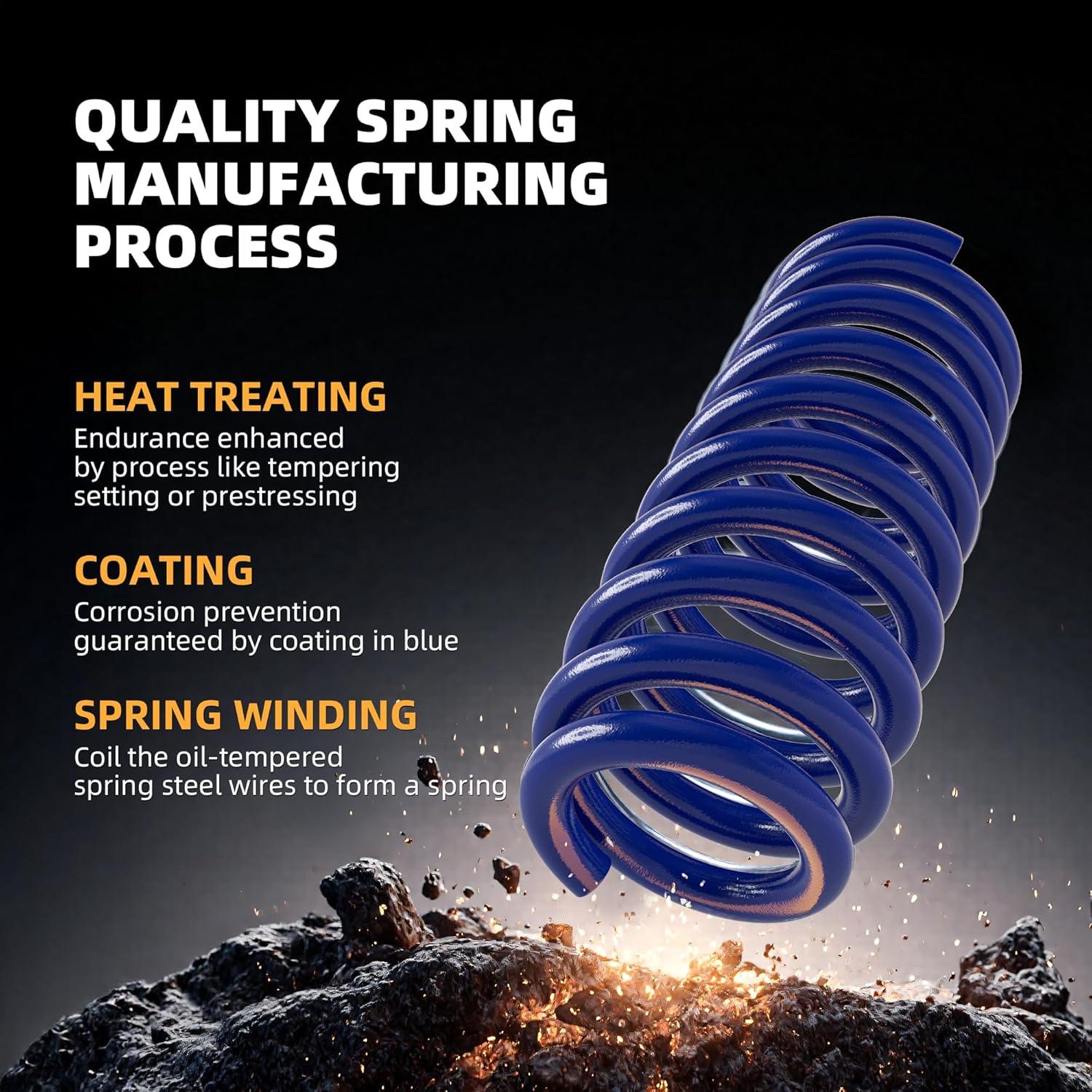 Juego de Resortes de Suspensión MIDOU AUTO para Ford F-150 2015-2020