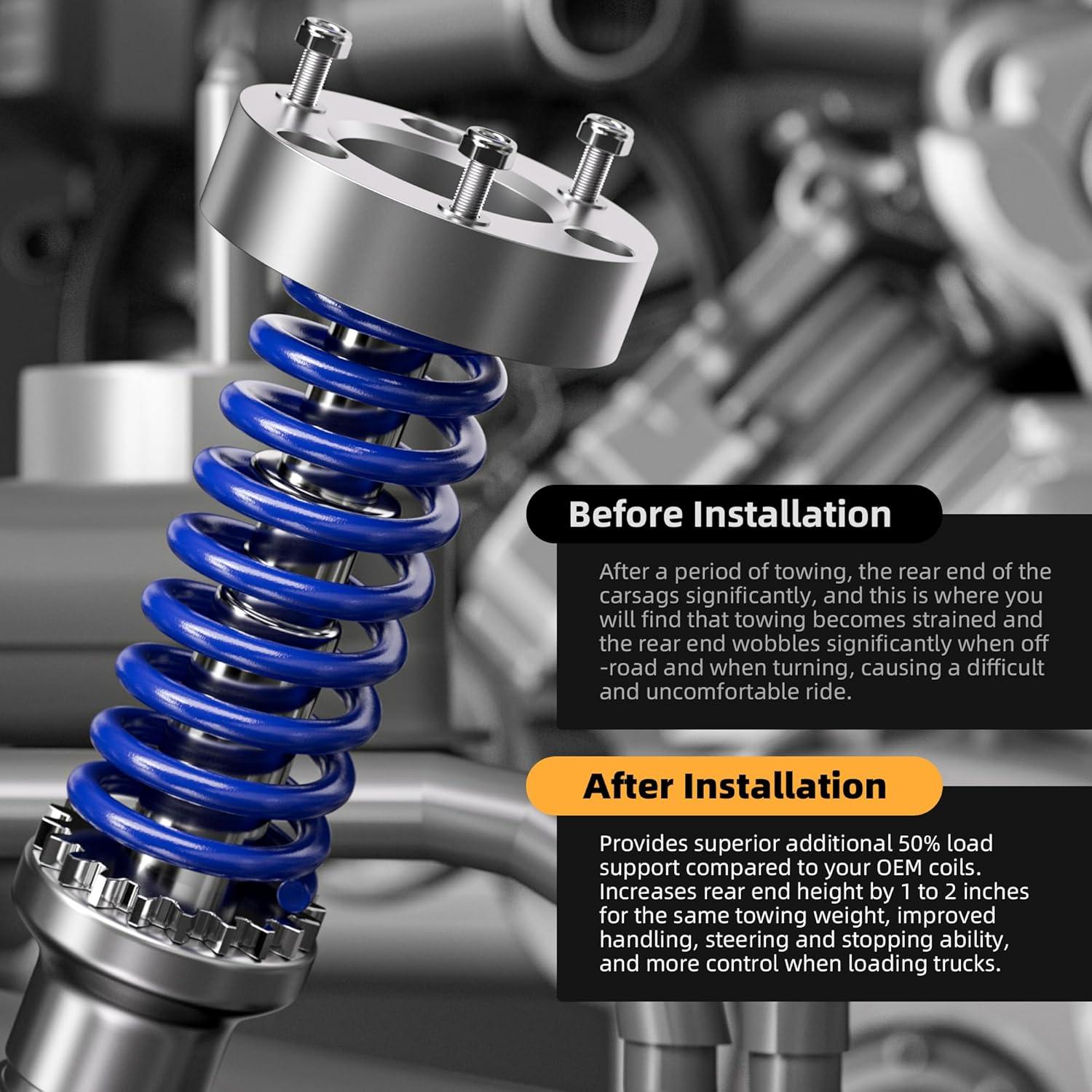 Juego de Resortes de Suspensión MIDOU AUTO para Ford F-150 2015-2020