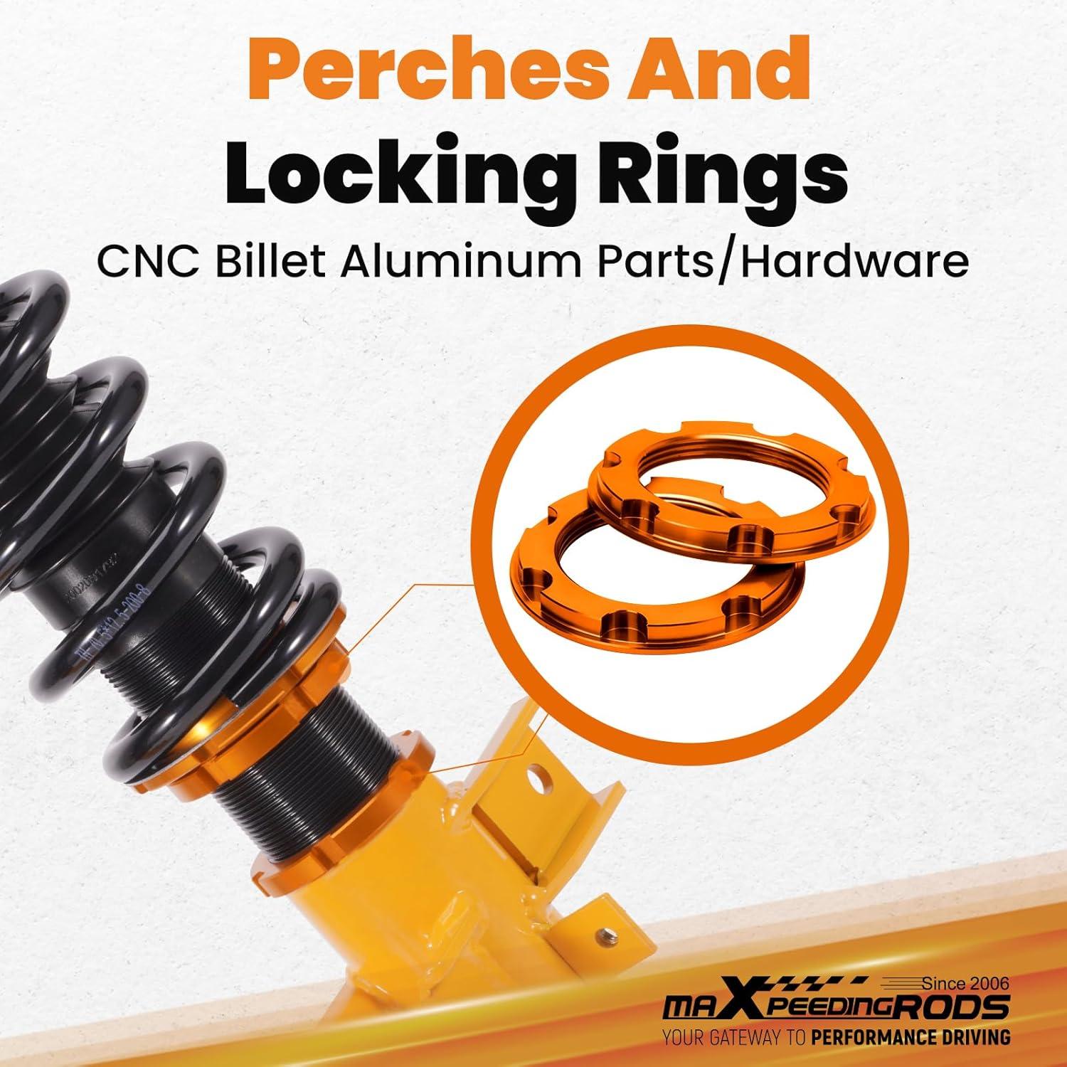 Amortiguadores Ajustables maXpeedingrods para Chevy Camaro 2010-2015