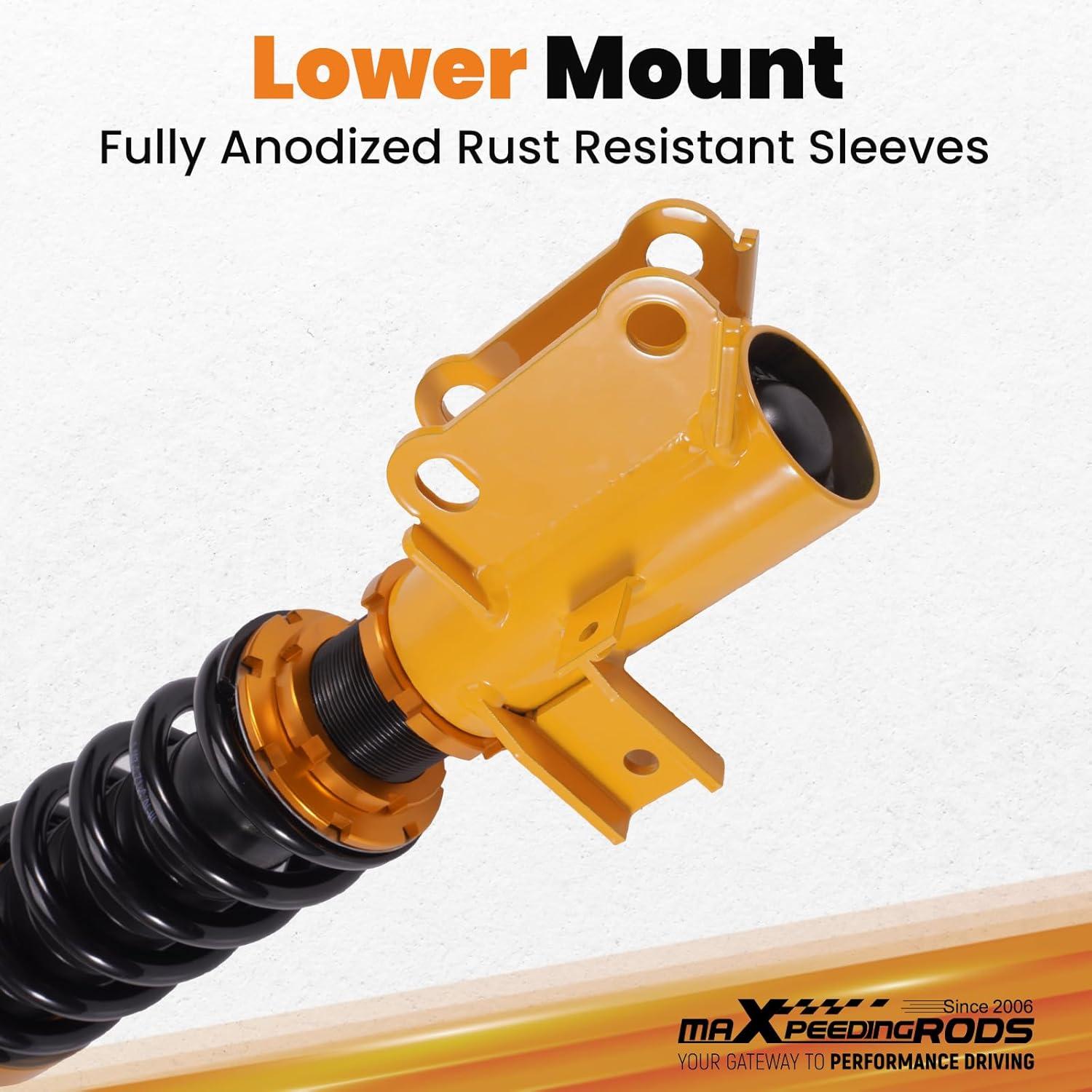 Amortiguadores Ajustables maXpeedingrods para Chevy Camaro 2010-2015