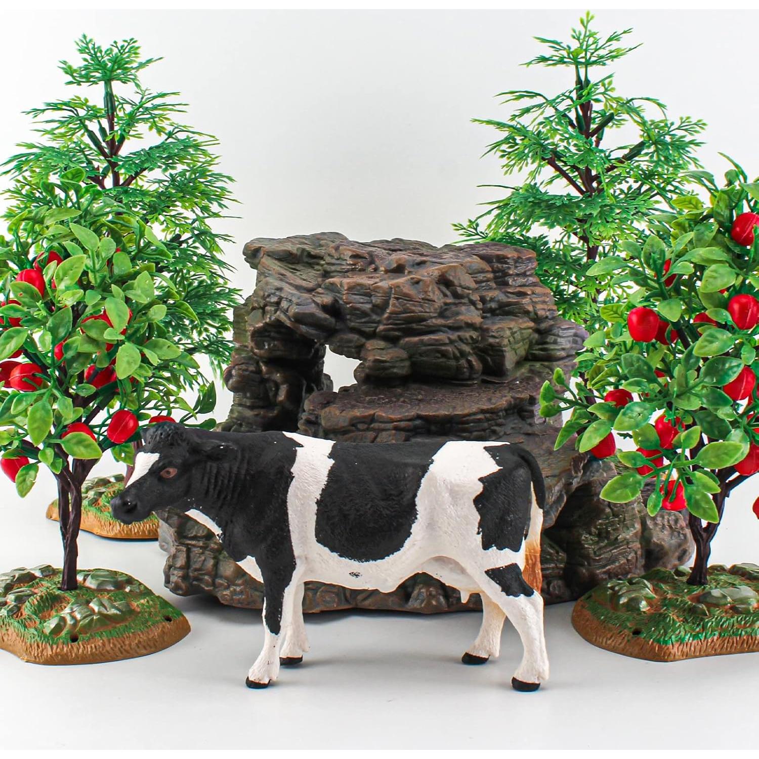 Figura de Vaca Realista LC JoyCre para Niños 5 cm