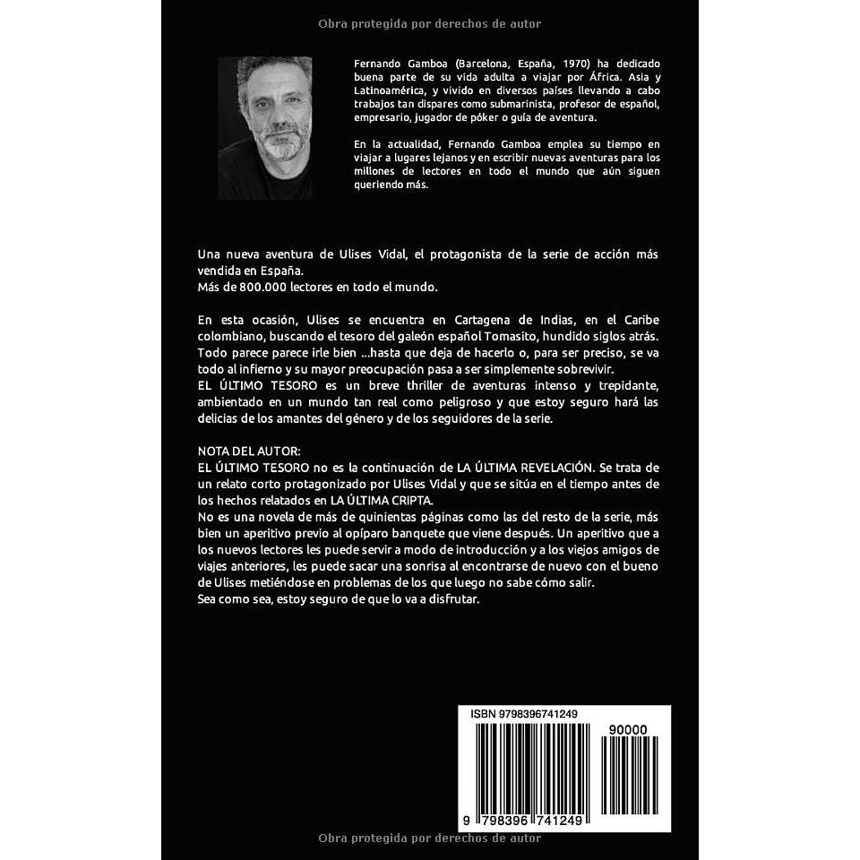 EL ÚLTIMO TESORO: Una aventura inédita de Ulises Vidal (Las aventuras de Ulises Vidal) (Spanish Edition)