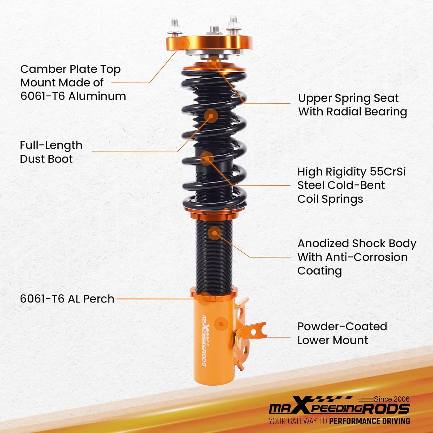 Amortiguadores Ajustables maXpeedingrods para Honda Civic 2006-2011