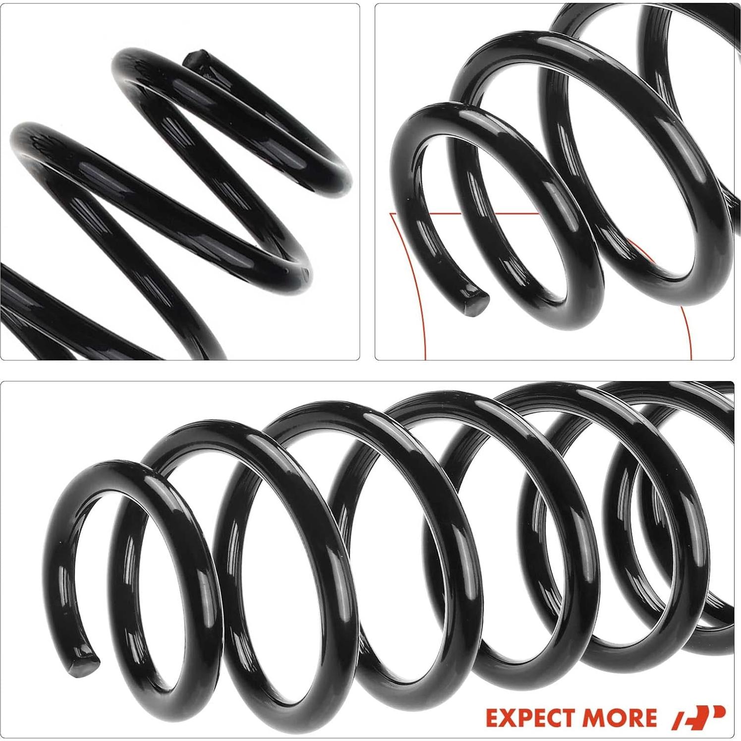 Juego de Resortes de Suspensión Trasera A-Premium para Honda Civic 2006-2011