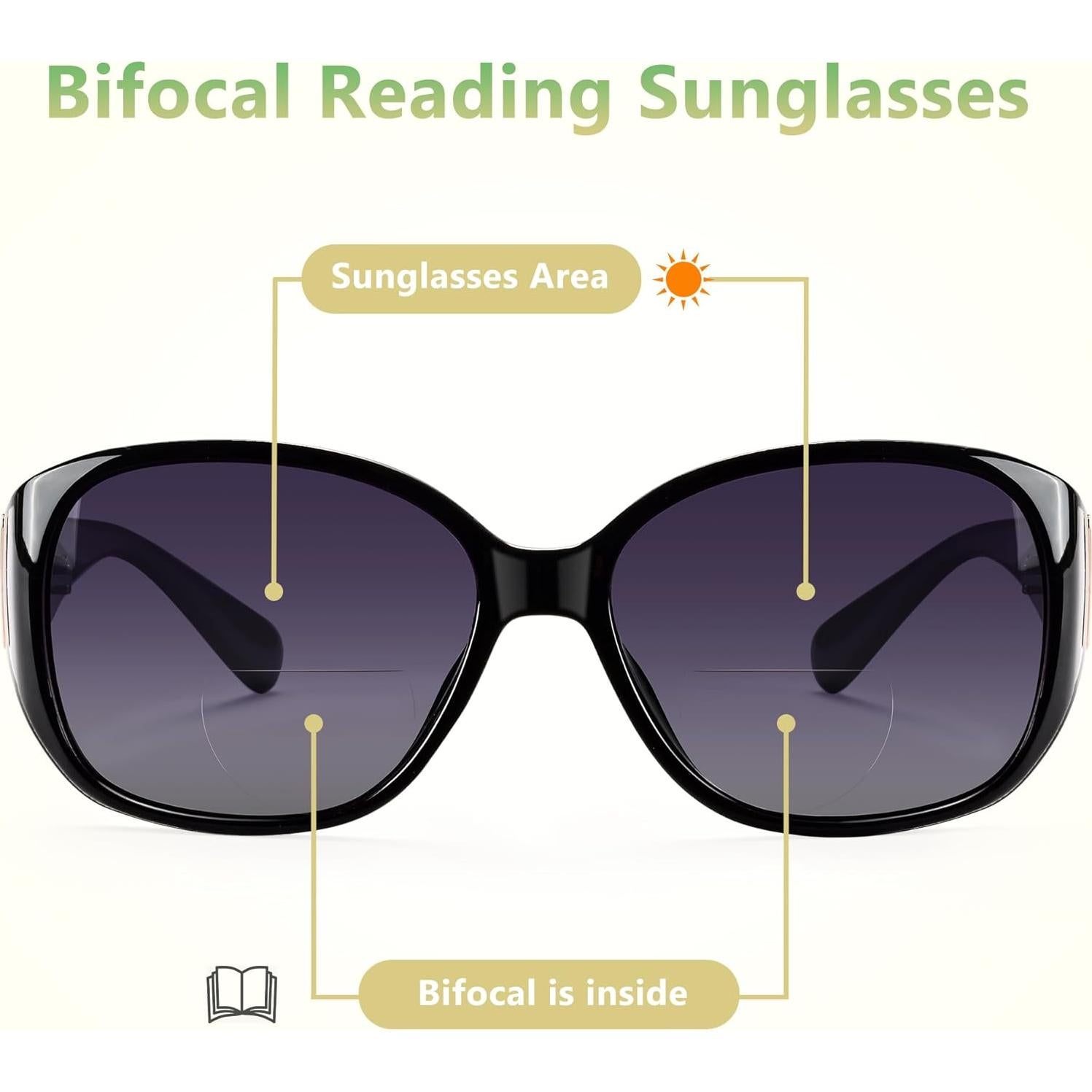 Gafas de Sol Bifocal Eyeguard SR-0015-2P UV400 2 Pares