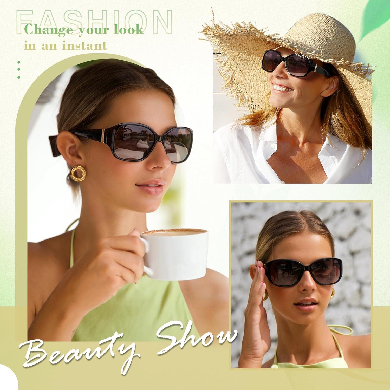 Gafas de Sol Bifocal Eyeguard 2 Pares UV400 para Mujeres