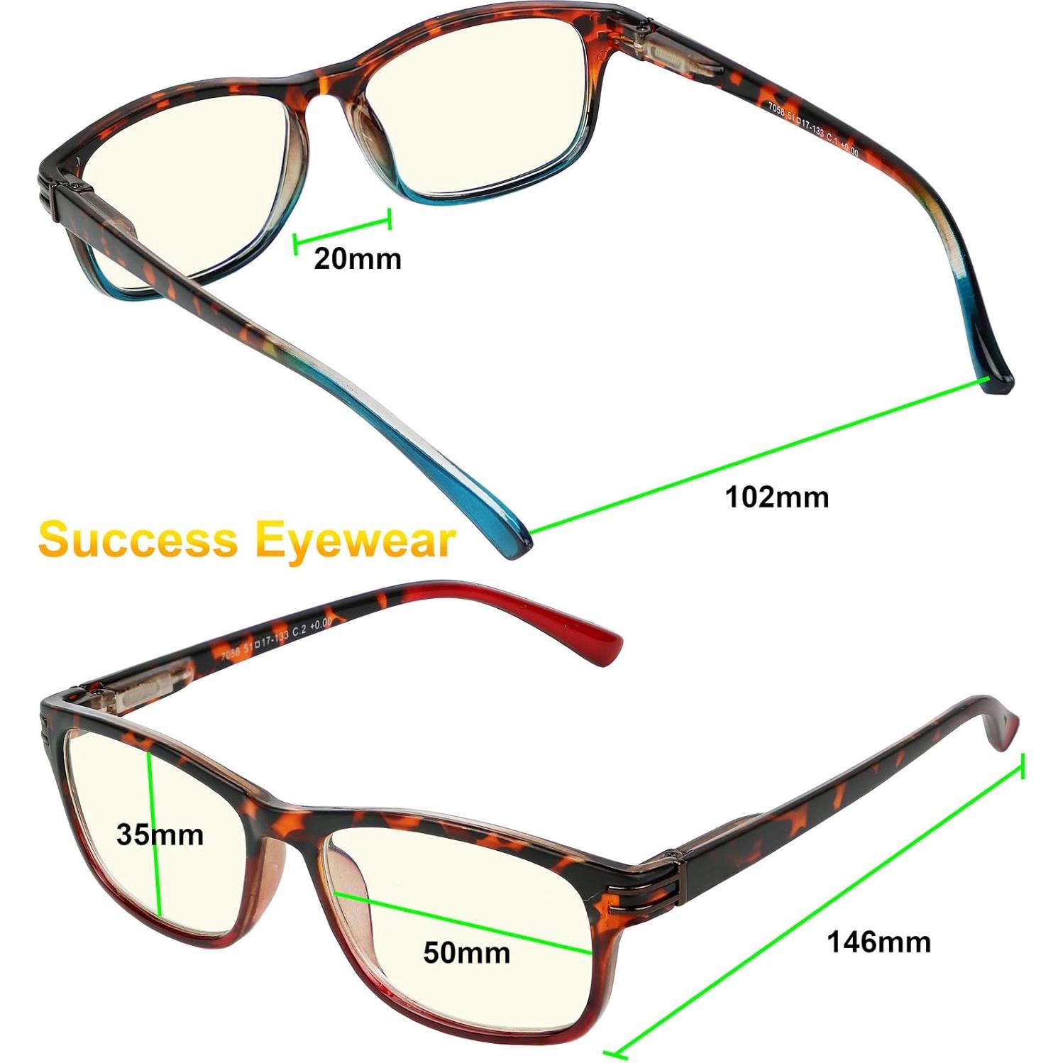 Gafas de Lectura Success Eyewear 2 Pares Antirreflejo