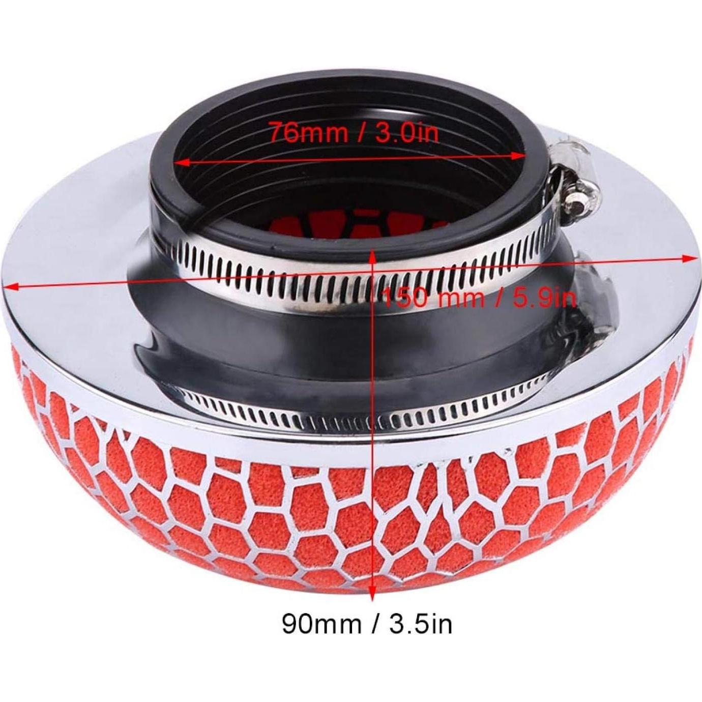 Filtro de Aire Universal Kuuleyn en Forma de Hongo 10x9x15cm