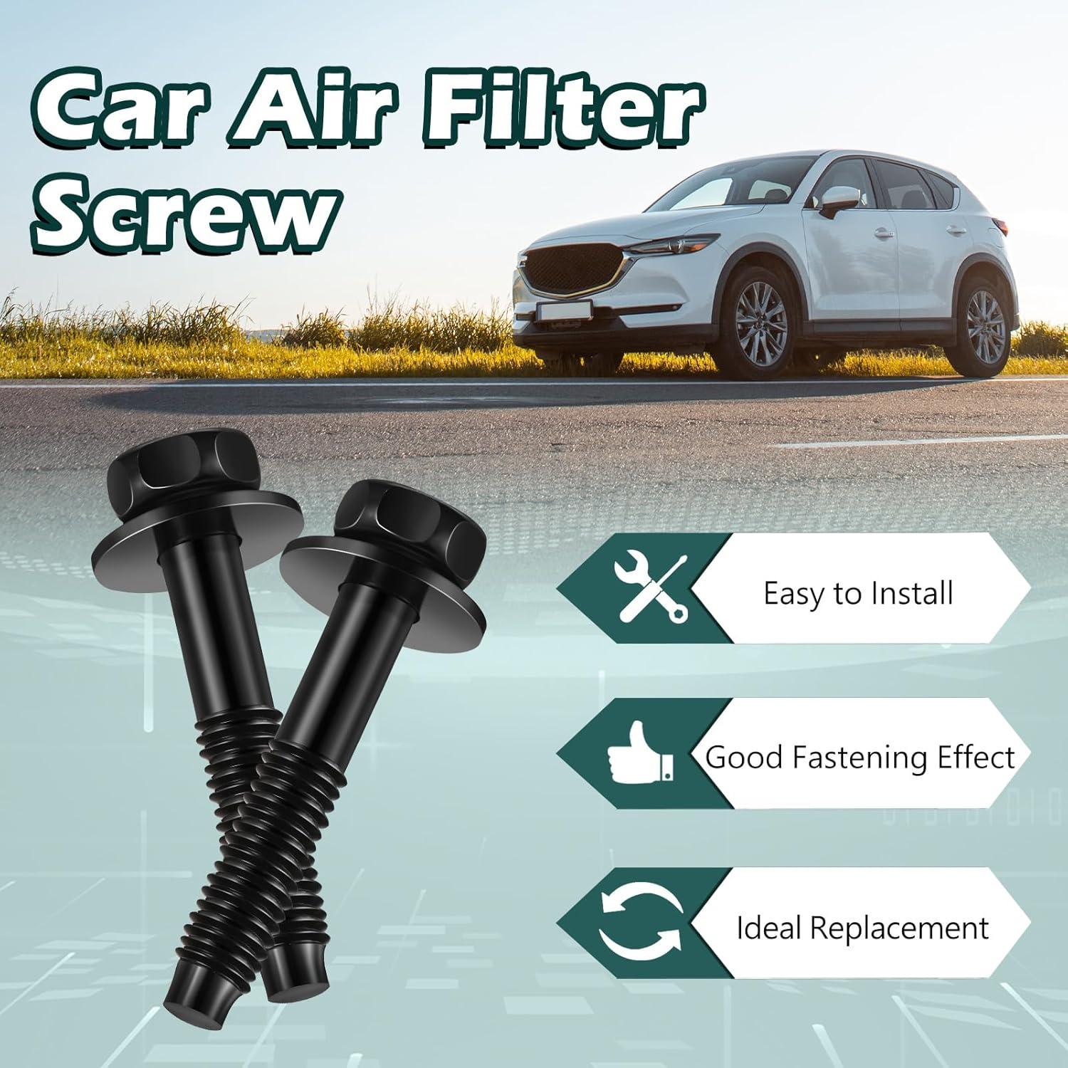 Sujetadores de Filtro de Aire Zhengmy 4 Pcs Compatible Honda
