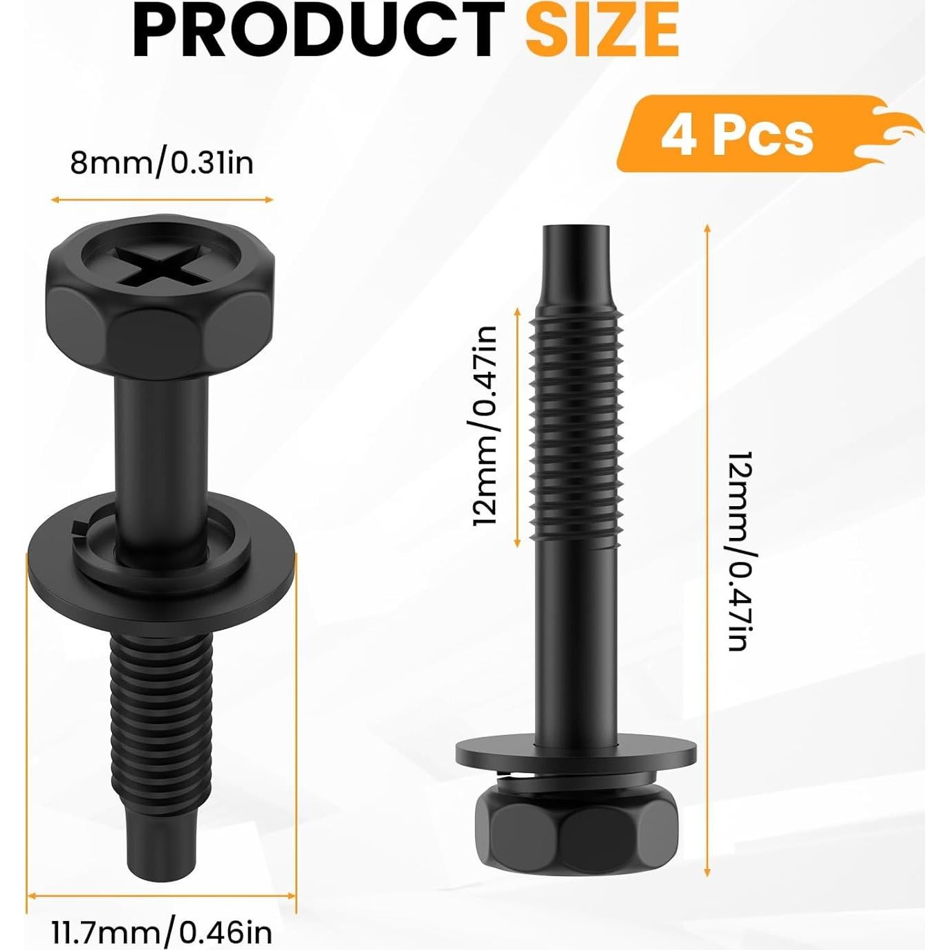 4 Pcs Sujetador de Filtro de Aire DALQUIS 41085 Compatible Honda