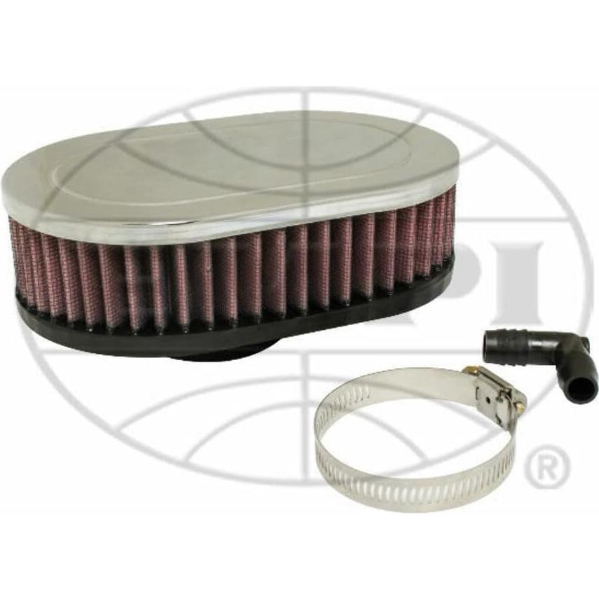 Filtro de Aire EMPI 17-2976 Ovalado con Flange de Goma 2"