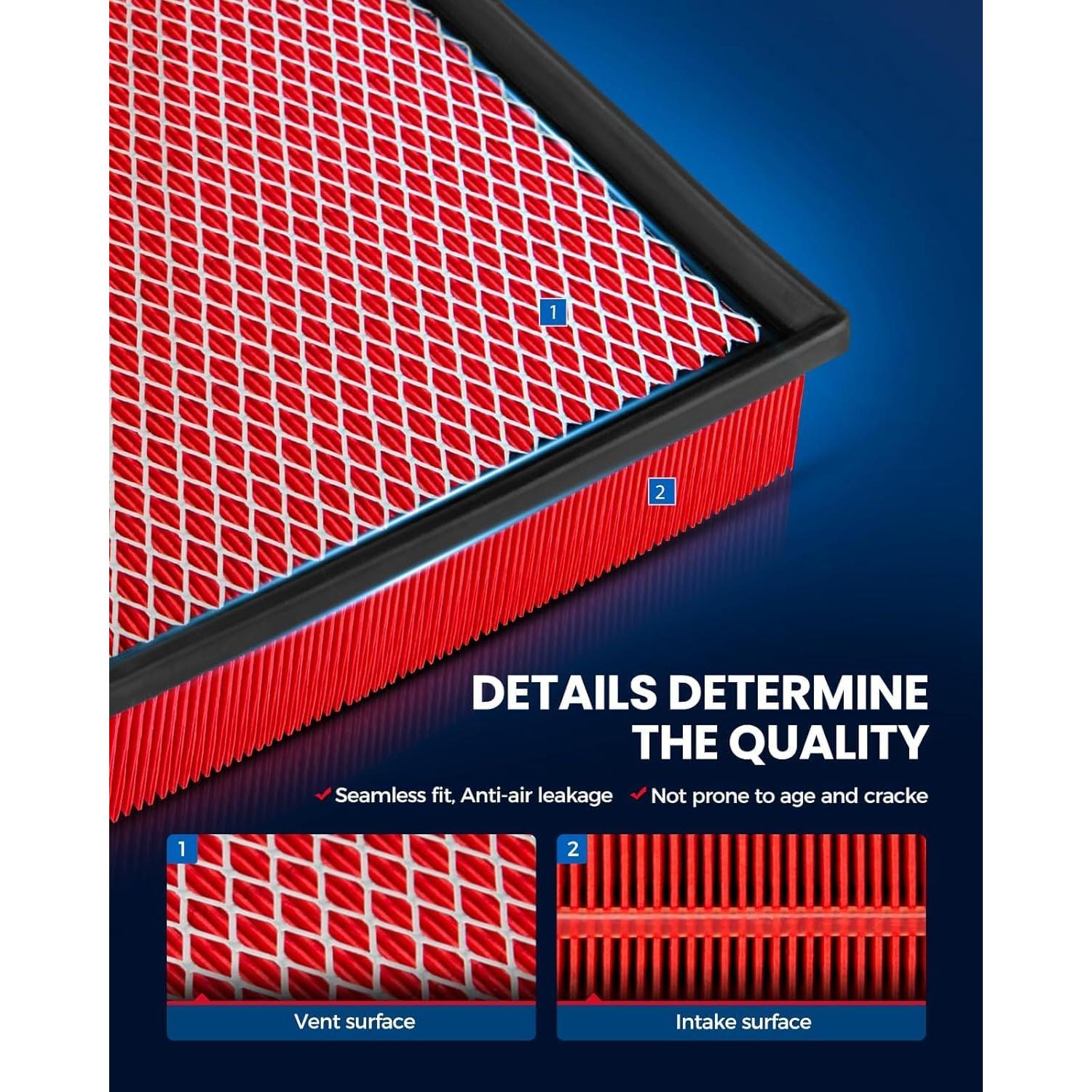 Filtro de Aire KAX CA10997 para Ford Fiesta 2011-2019