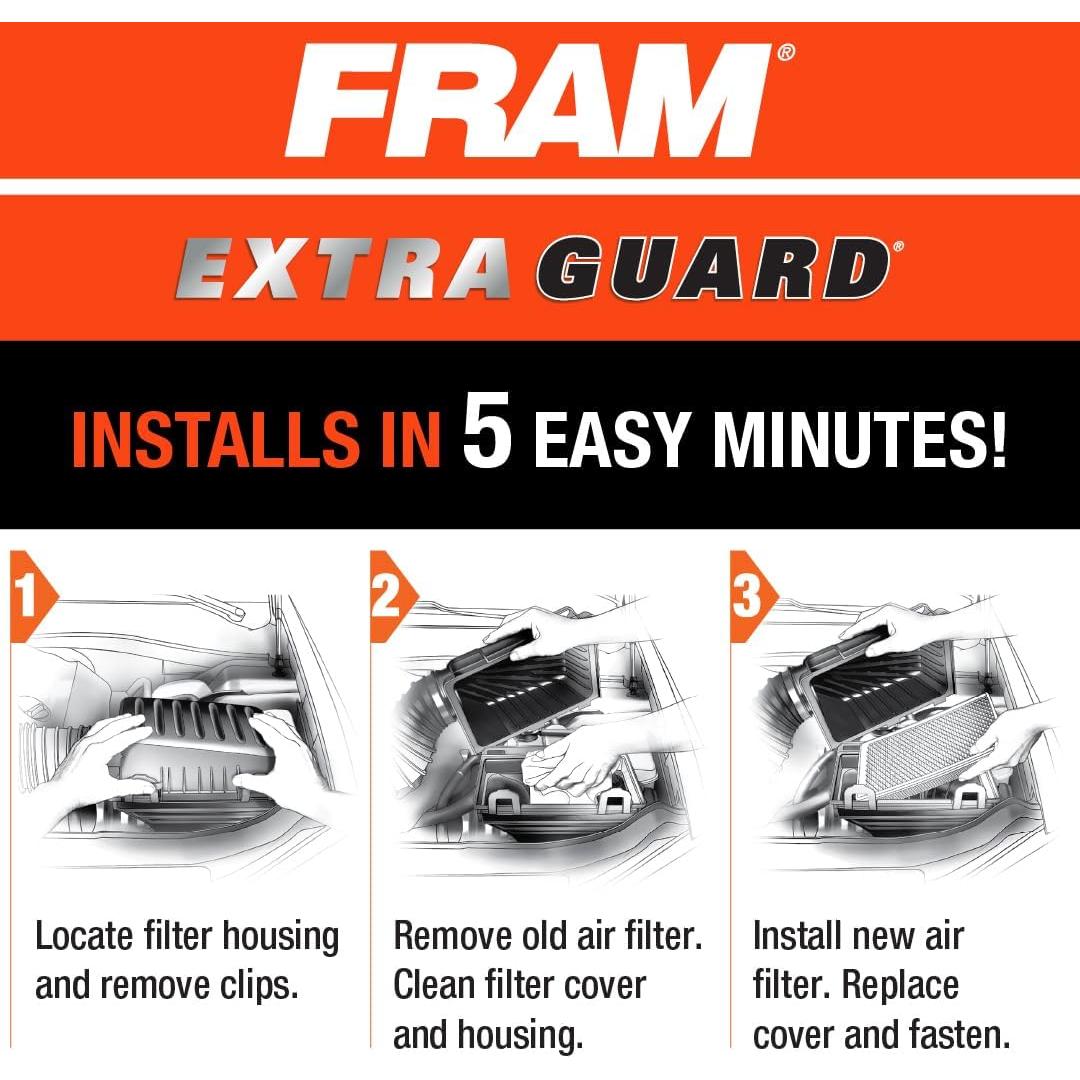 Filtro de Aire FRAM Extra Guard CA12375 para Ram 1500 2019-2023