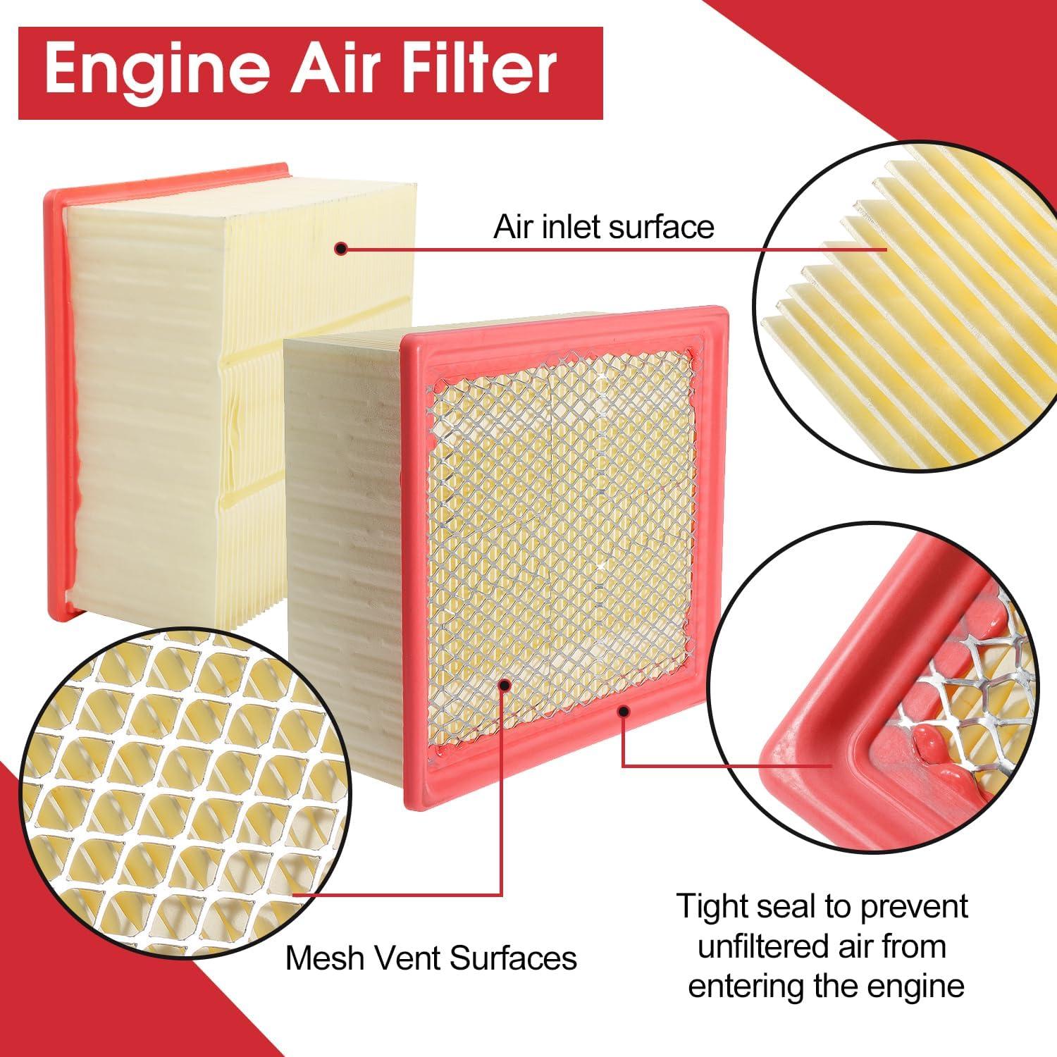 Filtro de Aire NuFlySic 53034051AB para Dodge Ram 2500 3500 6.7L Diesel