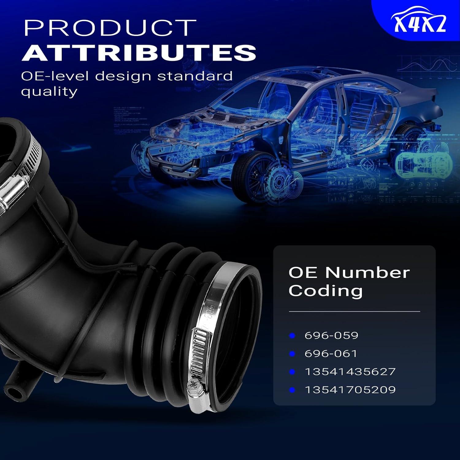 Manguera de Entrada de Aire X4XZ para BMW E46 E36 Z3 0.45kg