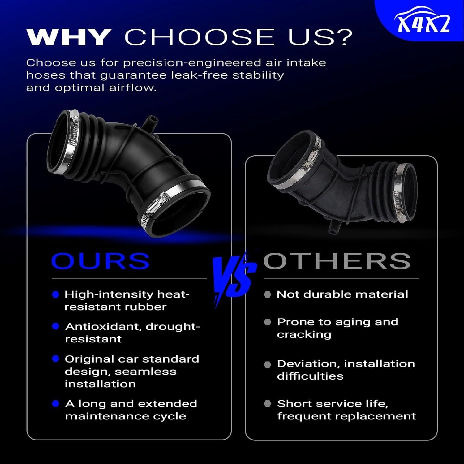 Manguera de Entrada de Aire X4XZ para BMW E46 E36 Z3 0.45kg