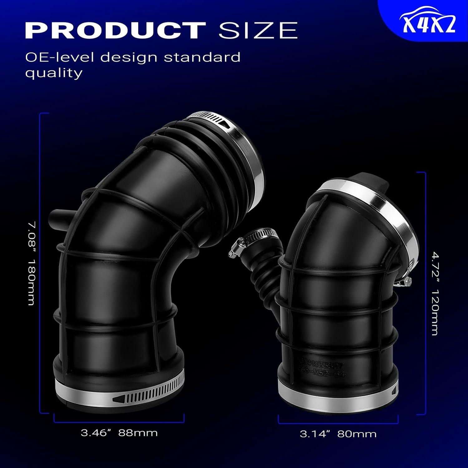 Manguera de Entrada de Aire X4XZ para BMW E46 E36 Z3 0.45kg