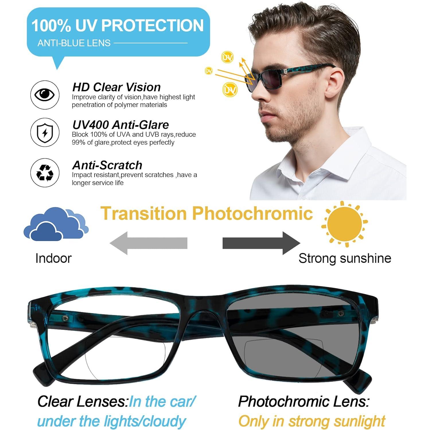 Gafas de Lectura Bifocales OCCI CHIARI UV400 Azul 3.0x