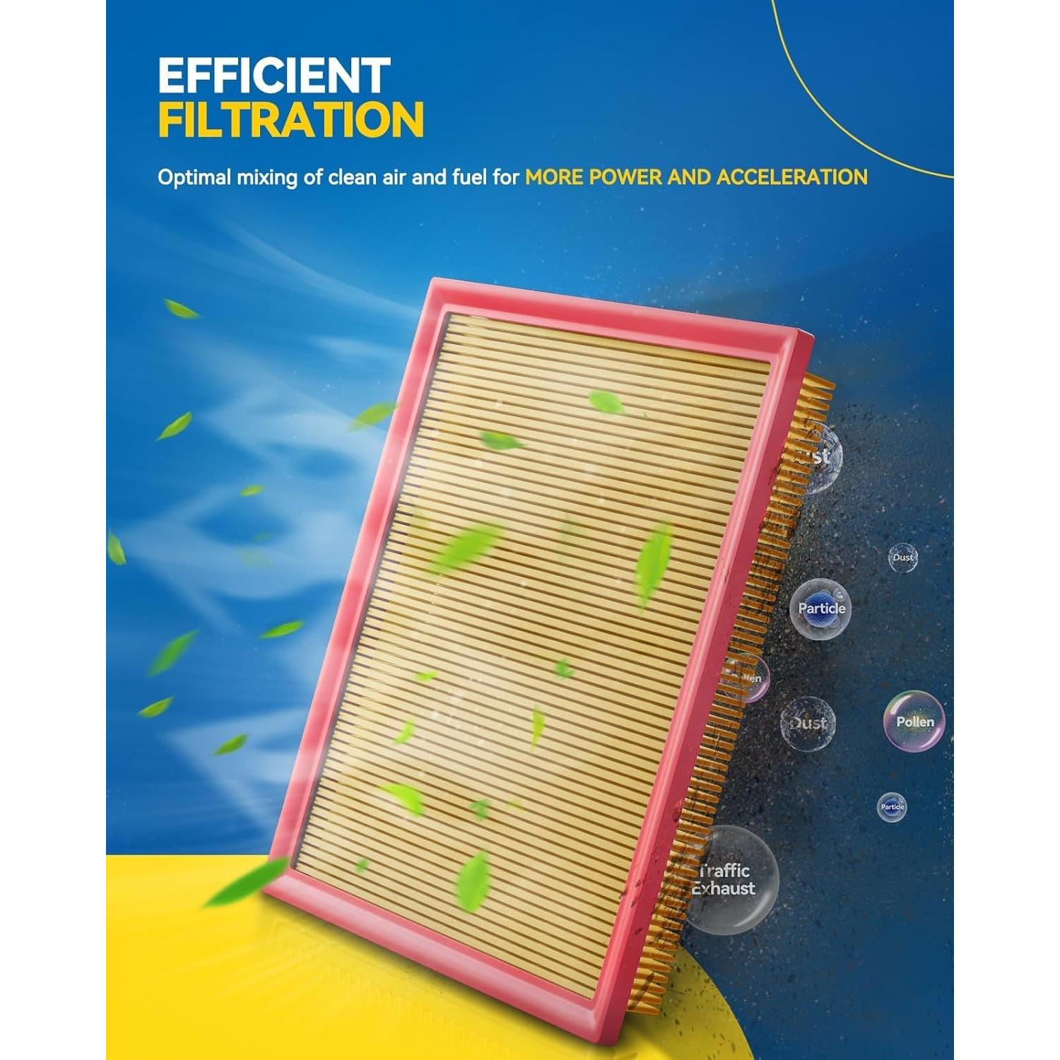 Filtro de Aire del Motor PHILTOP CA12295 para Subaru 2017-2022