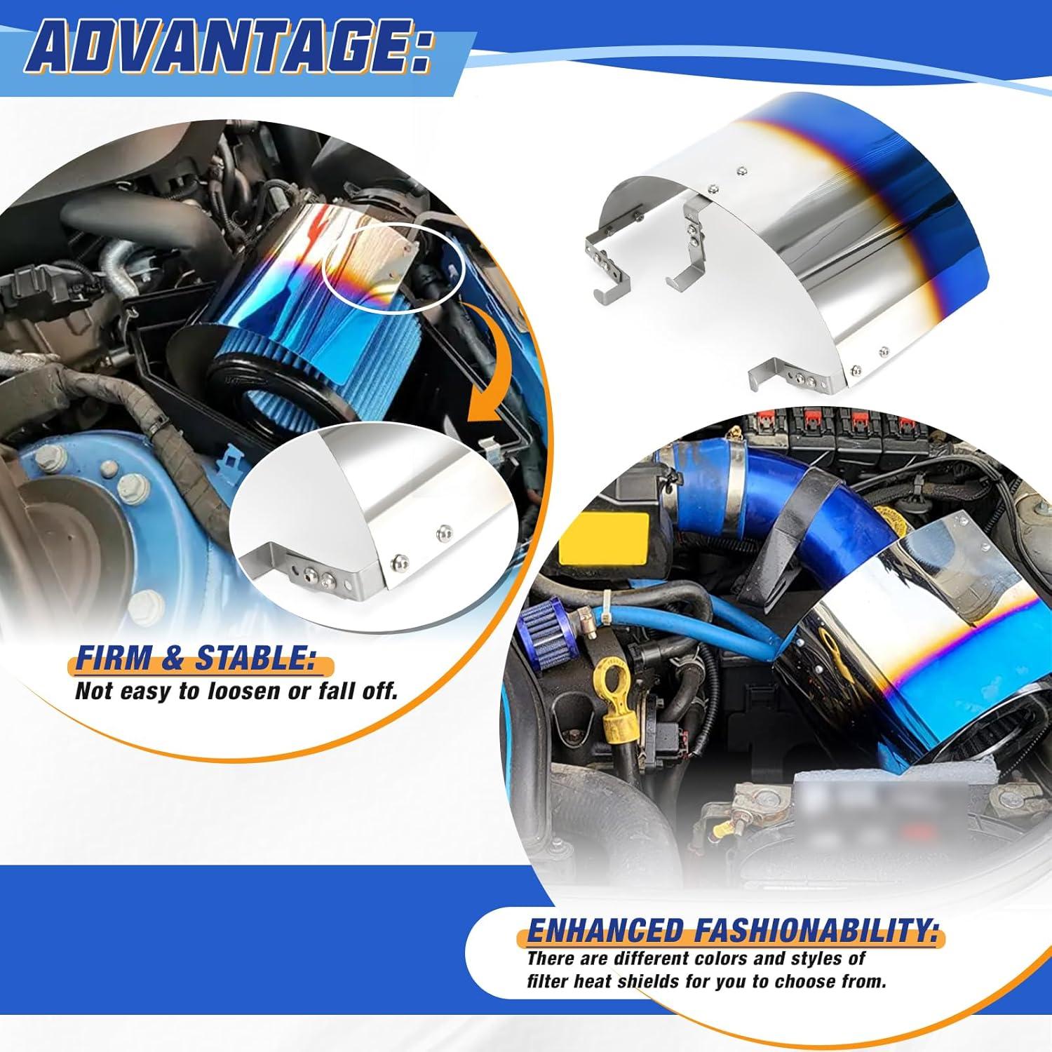 Funda de Filtro de Aire PTNHZ 2.5-3.5" Azul Quemado