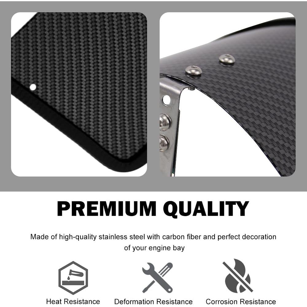 Cubierta de Filtro de Aire RULLINE con Escudo Térmico 6.35-8.89 cm