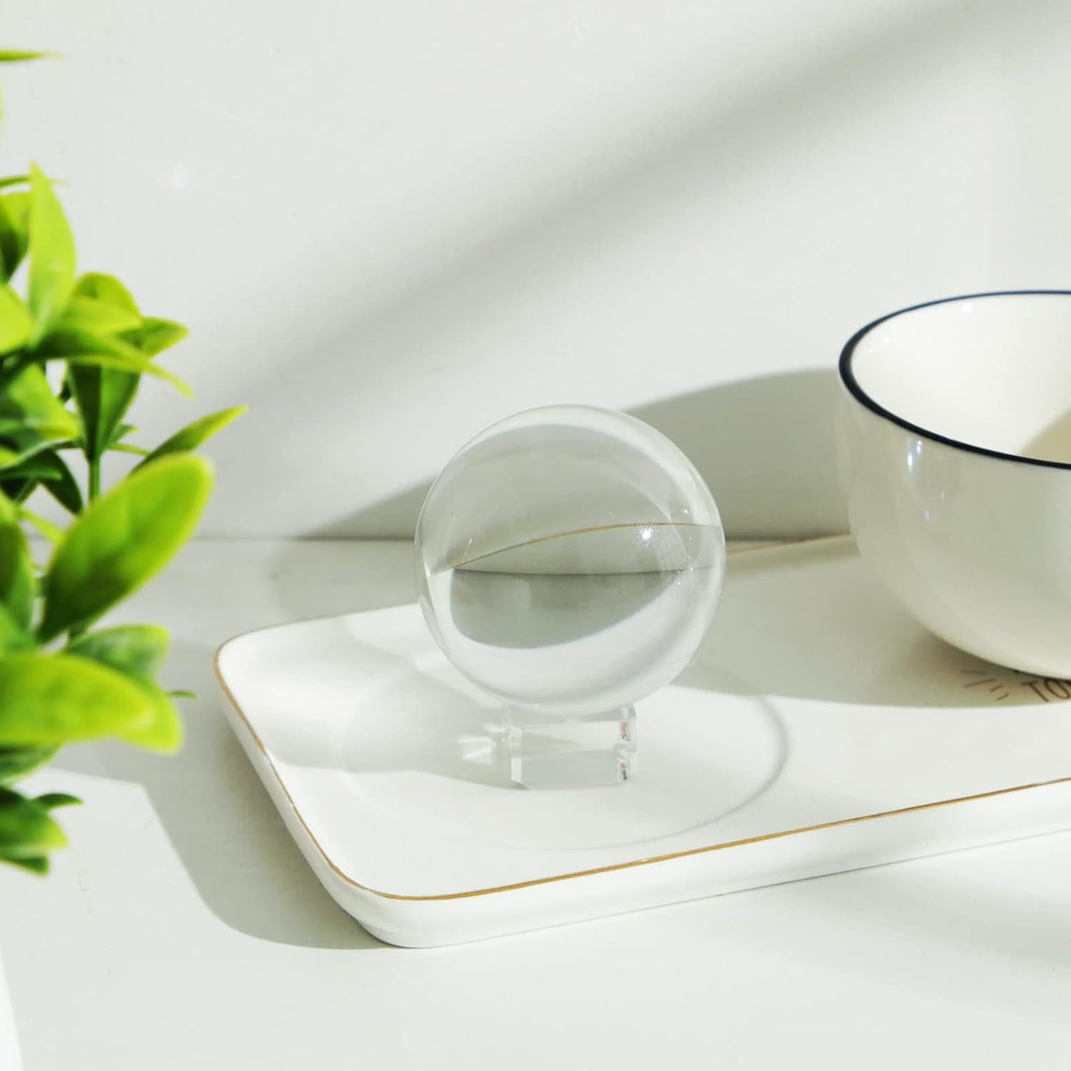 Esfera de Cristal 60mm LONGWIN con Soporte Gratis