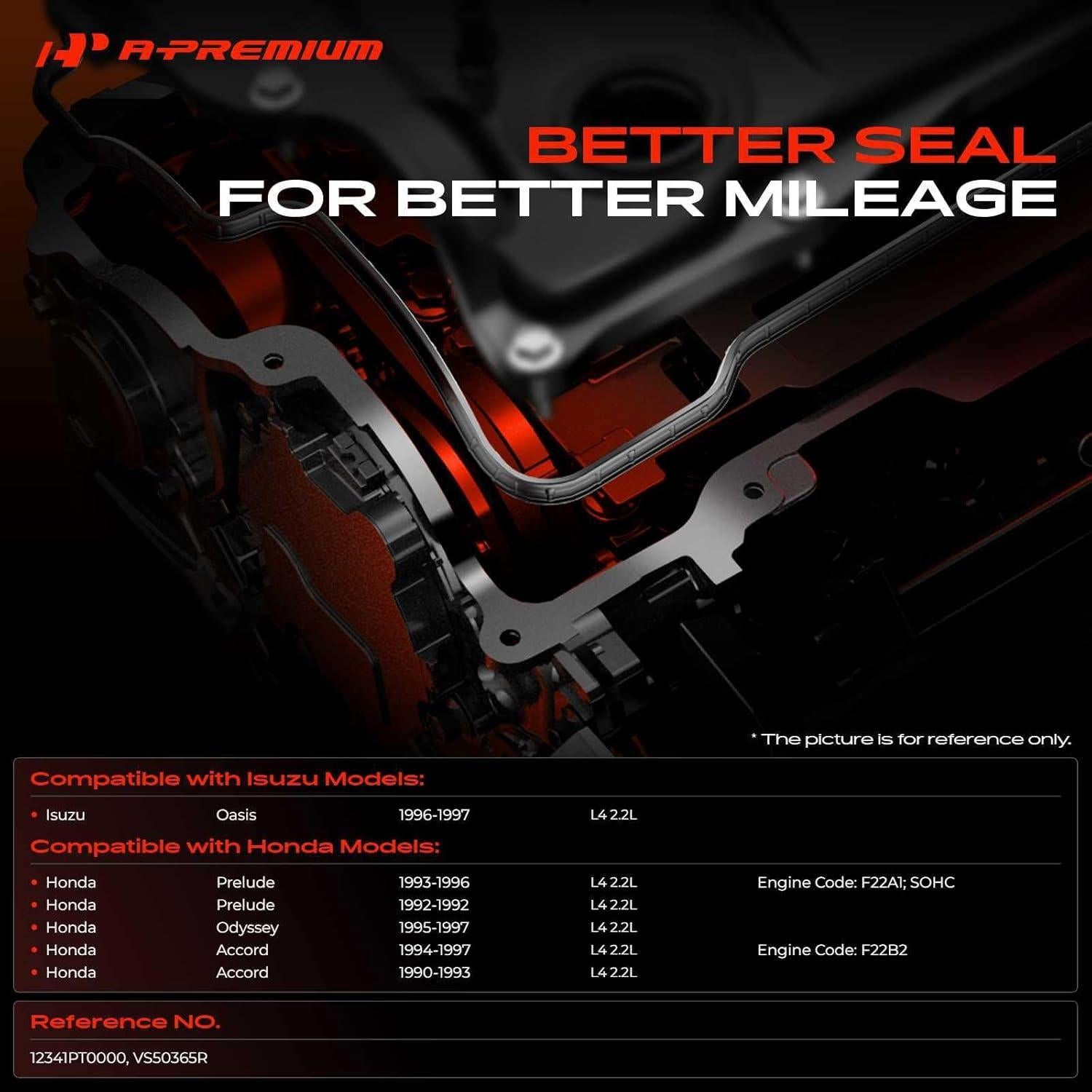 Juego de Junta de Tapa de Válvula A-Premium para Honda 1990-1997