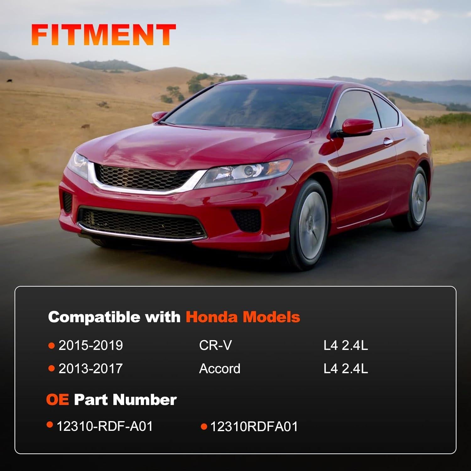 Cubierta de Válvula del Motor GDUKOP para Honda Accord y CR-V