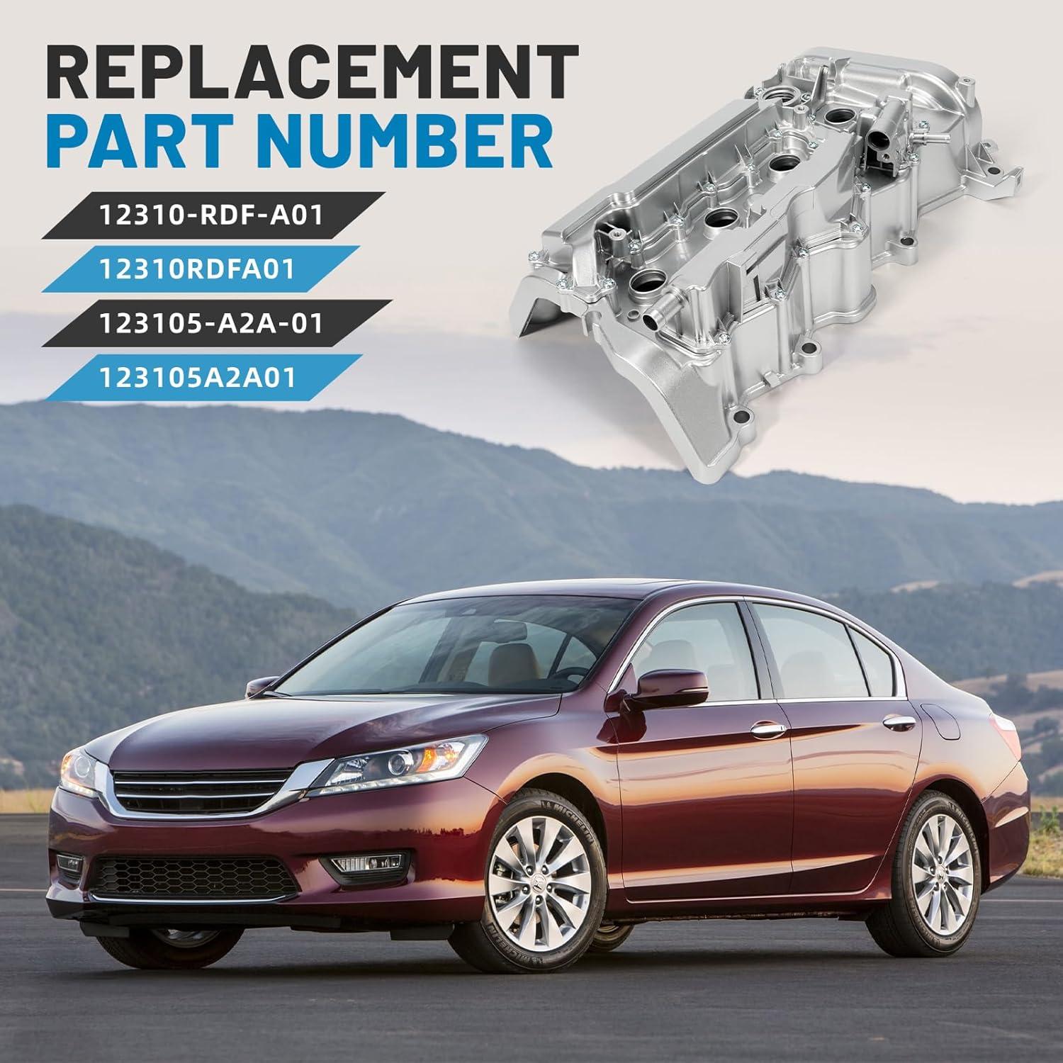 Cubierta de Válvula de Motor Aluminio Aumzong Honda Accord CR-V