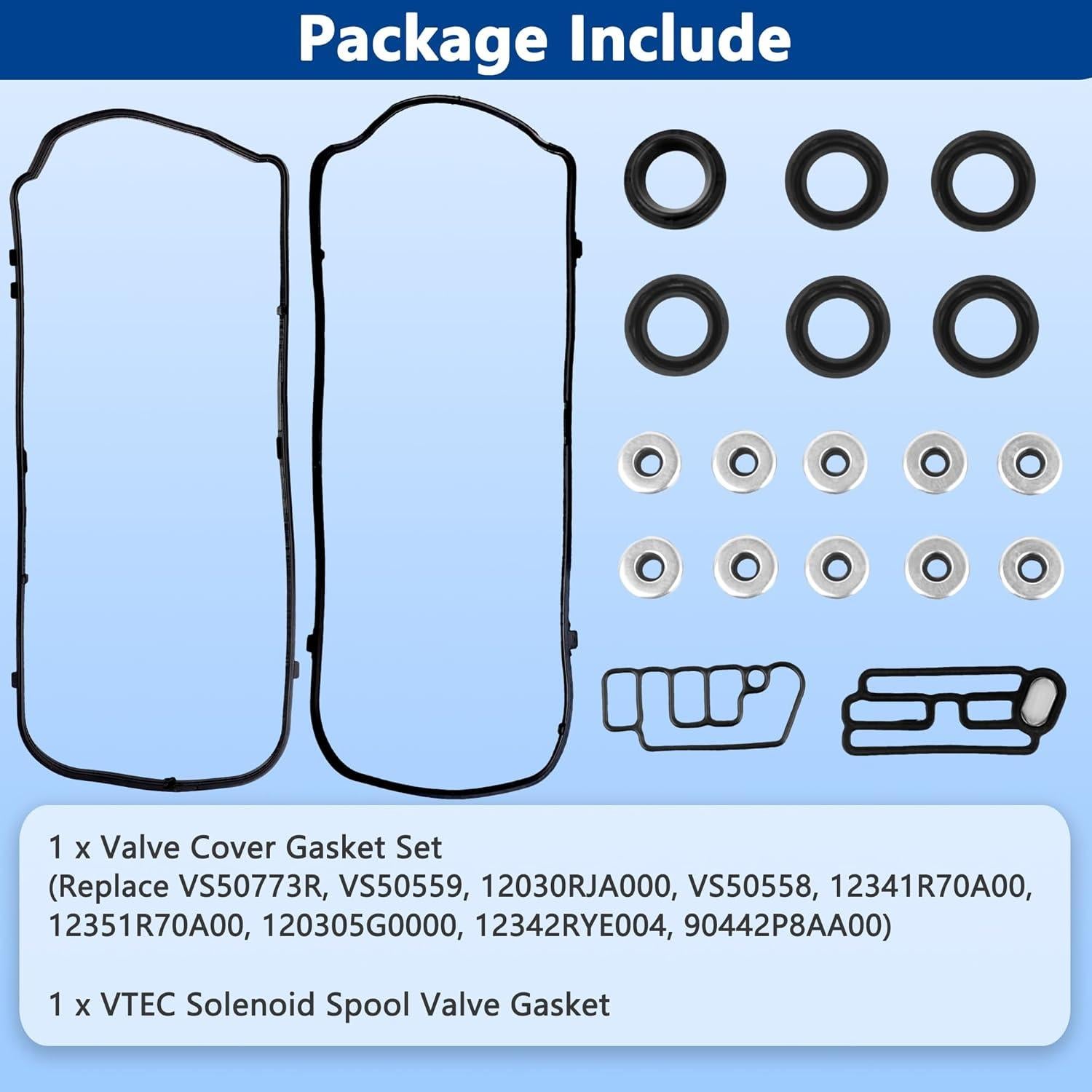 Junta de Tapa de Válvula RICHWEI VS50773R para Honda y Acura