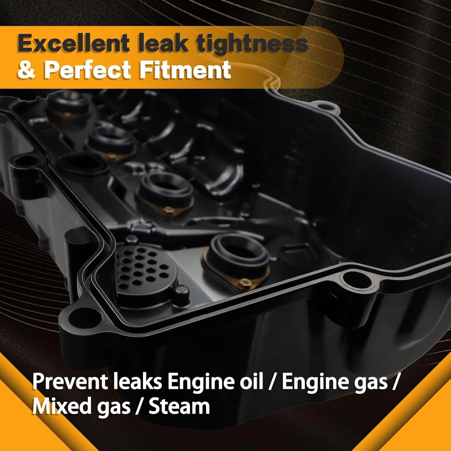 Cubierta de Válvula de Aluminio LYY.auto 12310-RDF-A01 para Honda