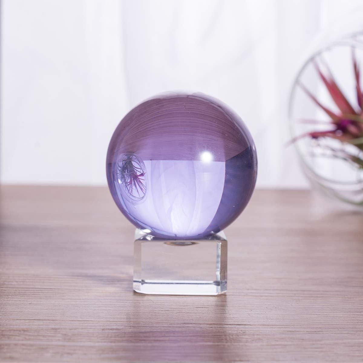 Bola de Cristal K9 40mm LONGWIN Fengshui Púrpura