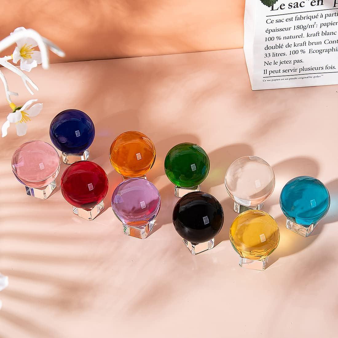 Bola de Cristal K9 40mm LONGWIN Fengshui Púrpura