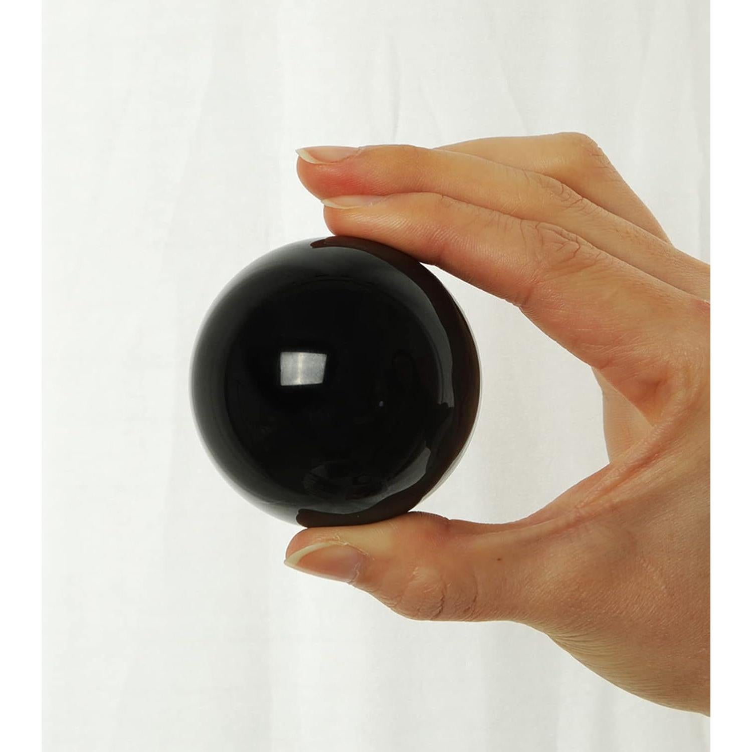 Bola de Cristal K9 60mm LONGWIN con Soporte Gratis Negro