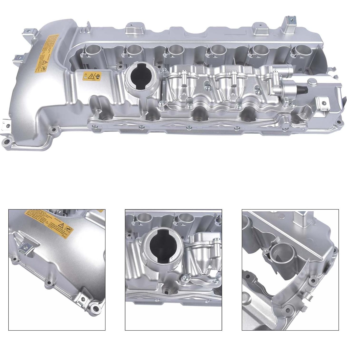 Cubierta de Válvula de Motor Aluminio Weonefit 3.0L BMW N54