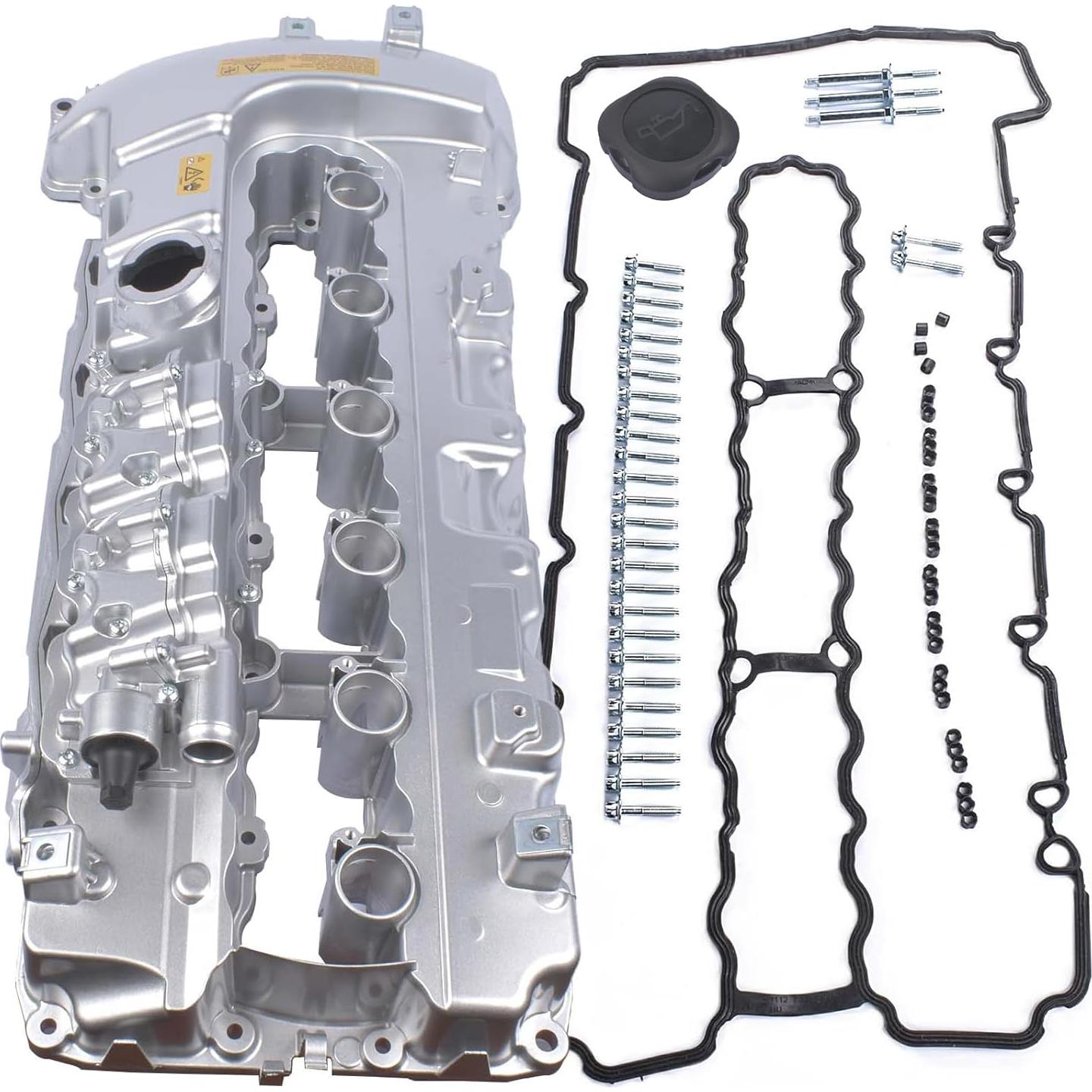 Cubierta de Válvula de Motor Aluminio Weonefit 3.0L BMW N54