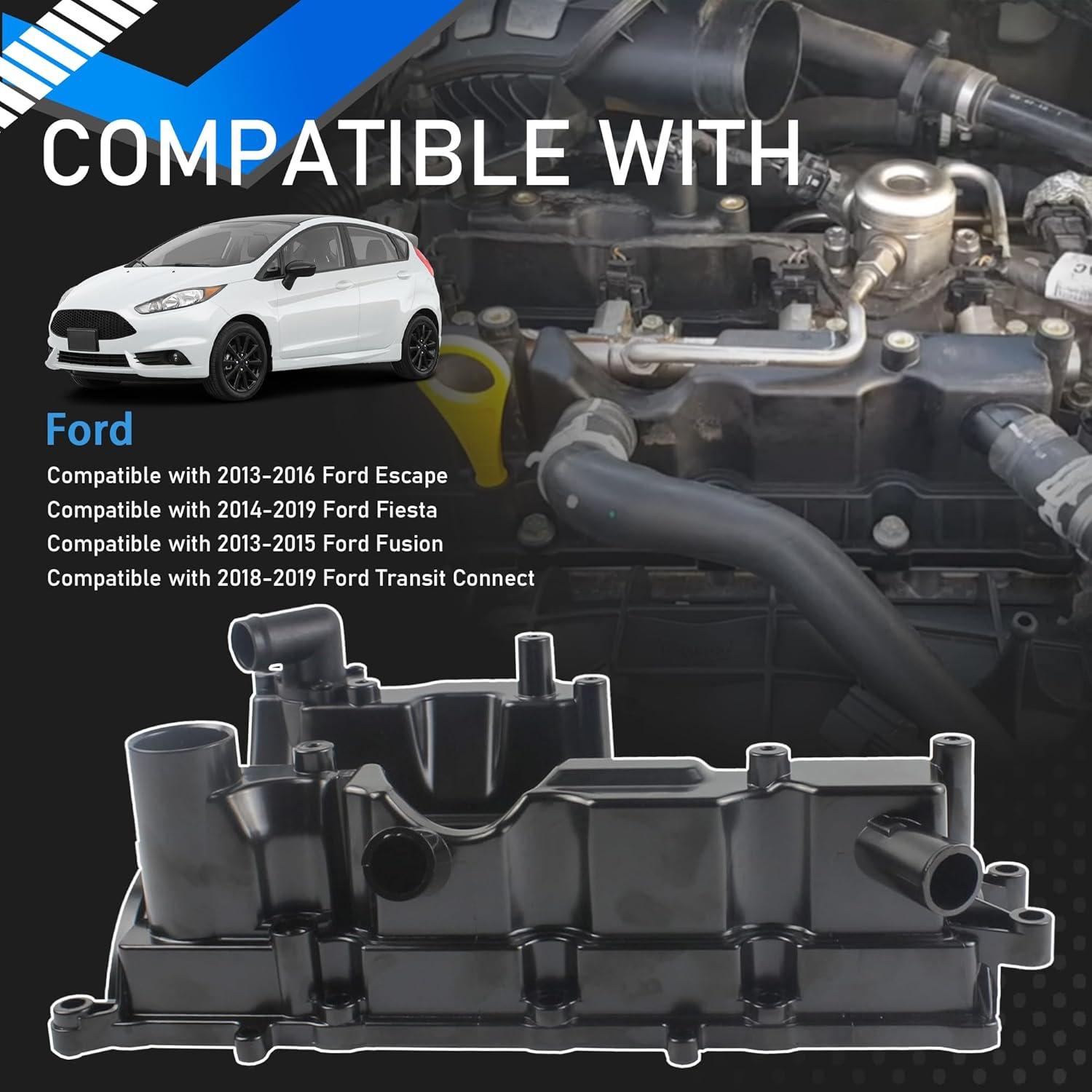 Cubierta de Válvula de Motor Aluminio YzusGomumu 1.6L Ford 2013-2019