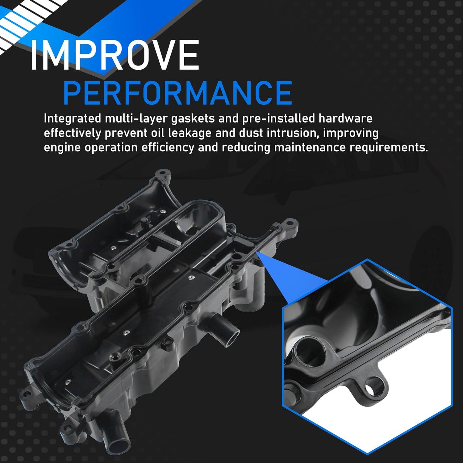 Cubierta de Válvula de Motor Aluminio YzusGomumu 1.6L Ford 2013-2019