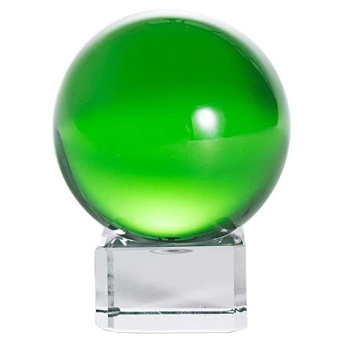 Bola de Cristal K9 LONGWIN 40mm Verde para Feng Shui