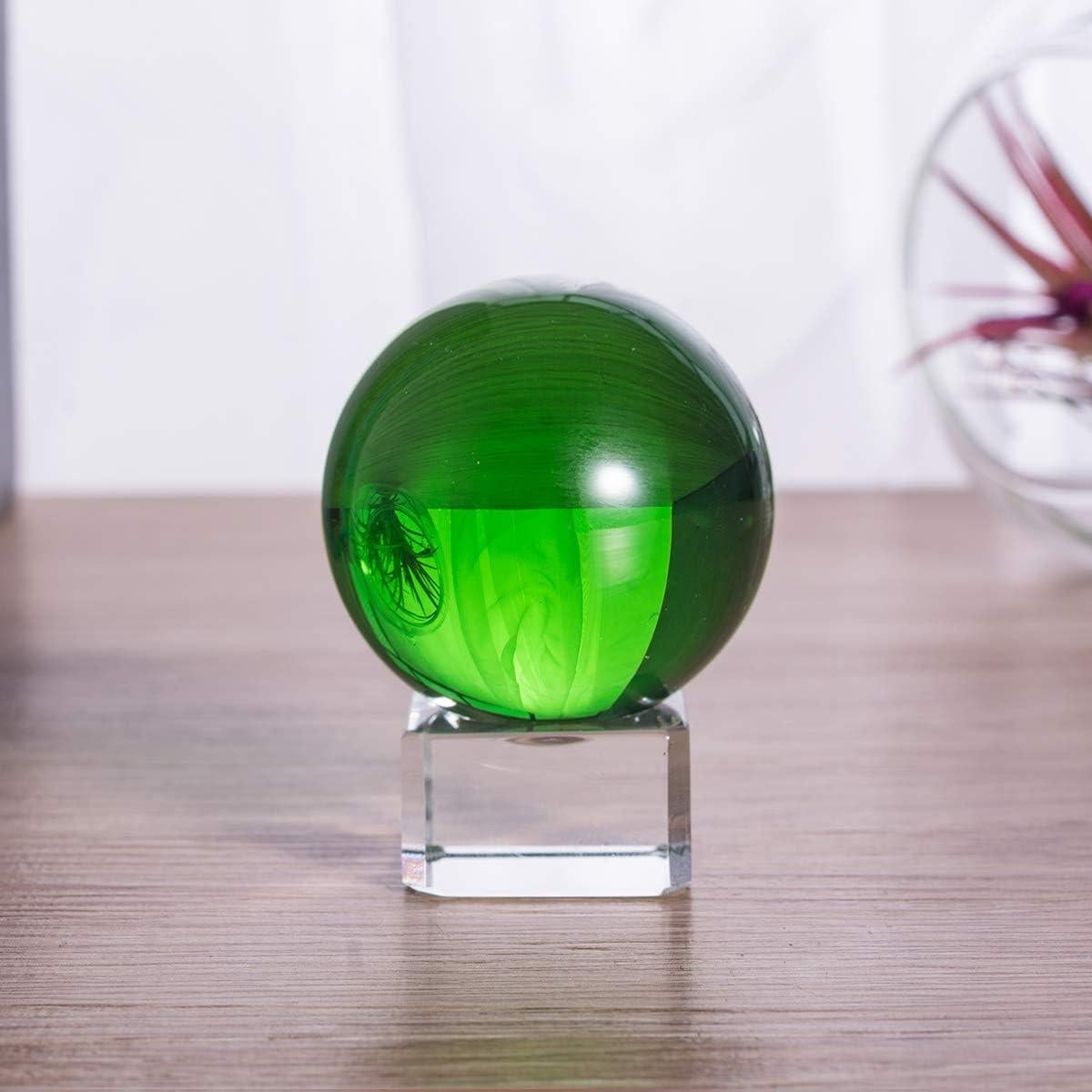Bola de Cristal K9 LONGWIN 40mm Verde para Feng Shui